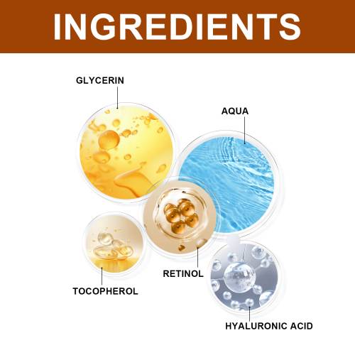 Retinol og peptid serum med squalan
