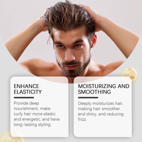Krølle-stylinggel med jojoba og ginseng