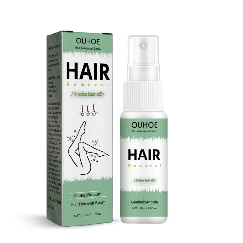 Hårfjerningsspray med aloe til hele kroppen, 30 ml