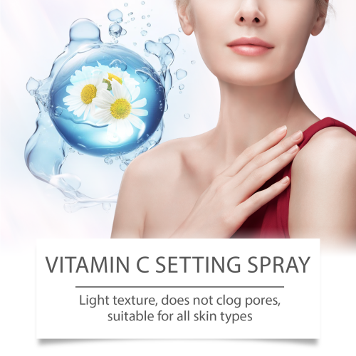 Fugtgivende setting spray med kamille