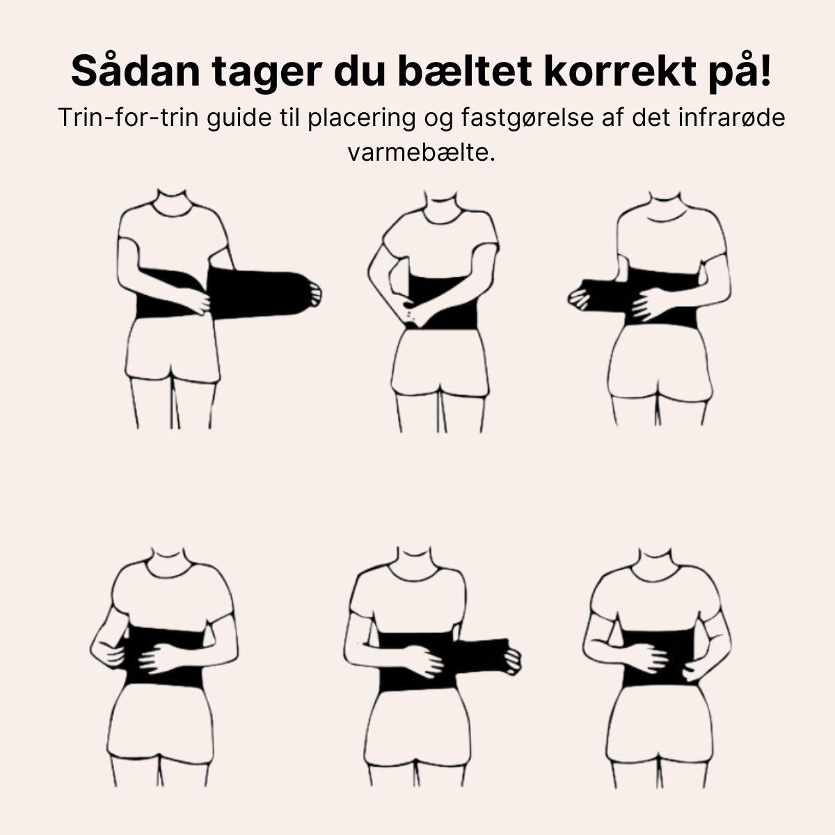 Infrarød varmepude til ryggen