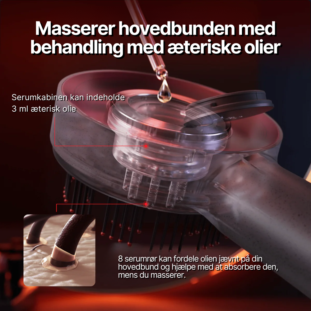 RelaxScalp Pro – Ultimativ Afslapning & Effektiv Hårpleje for Tykere, Sundere Hår