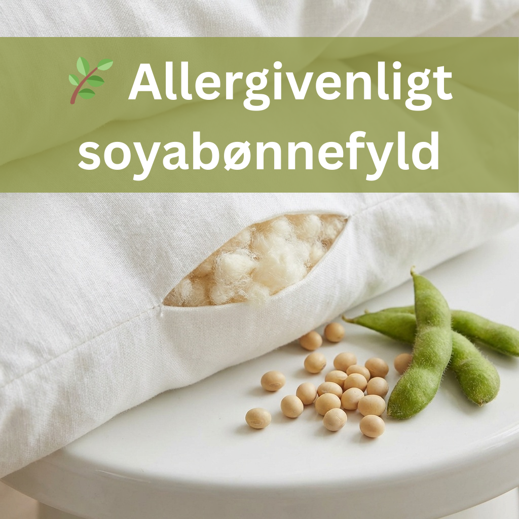 AVA Åndedyne – Allergivenlig Helårsdyne med Soyabønnefyld