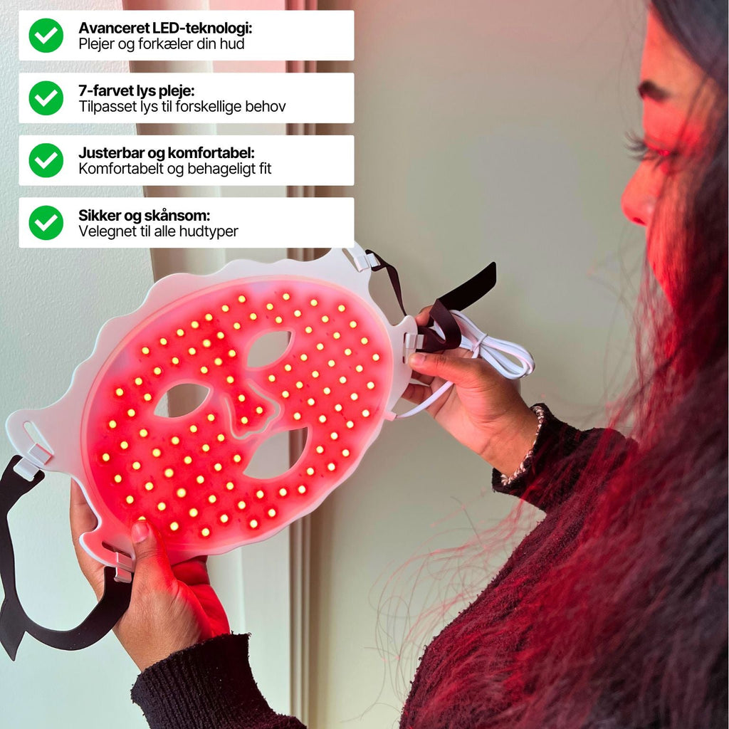 LED Maske 2.0™ - LED-maske der plejer, forkæler og forskønner din hud