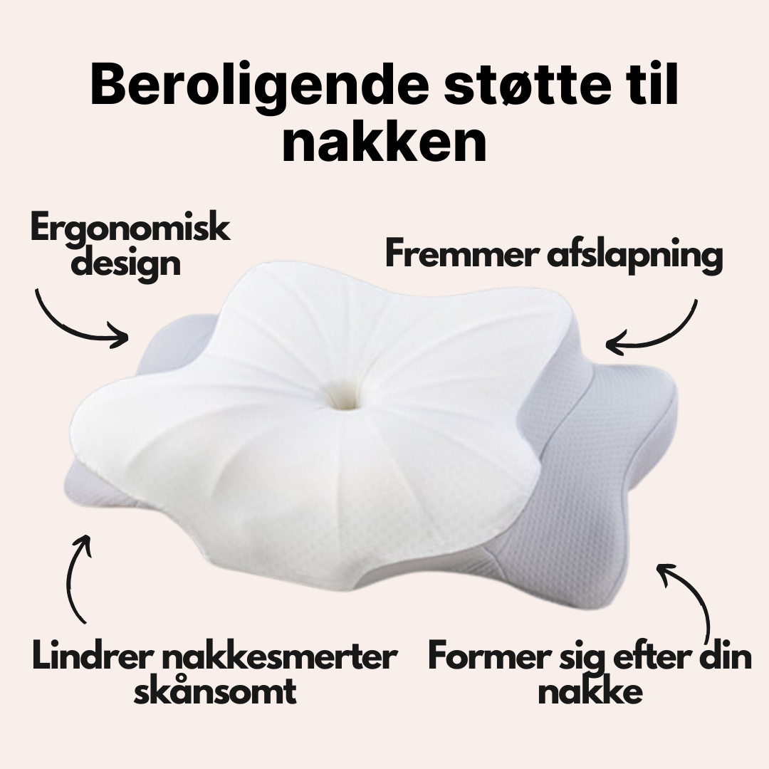 DreamAlign - Ergonomisk nakkepude med memory-skum