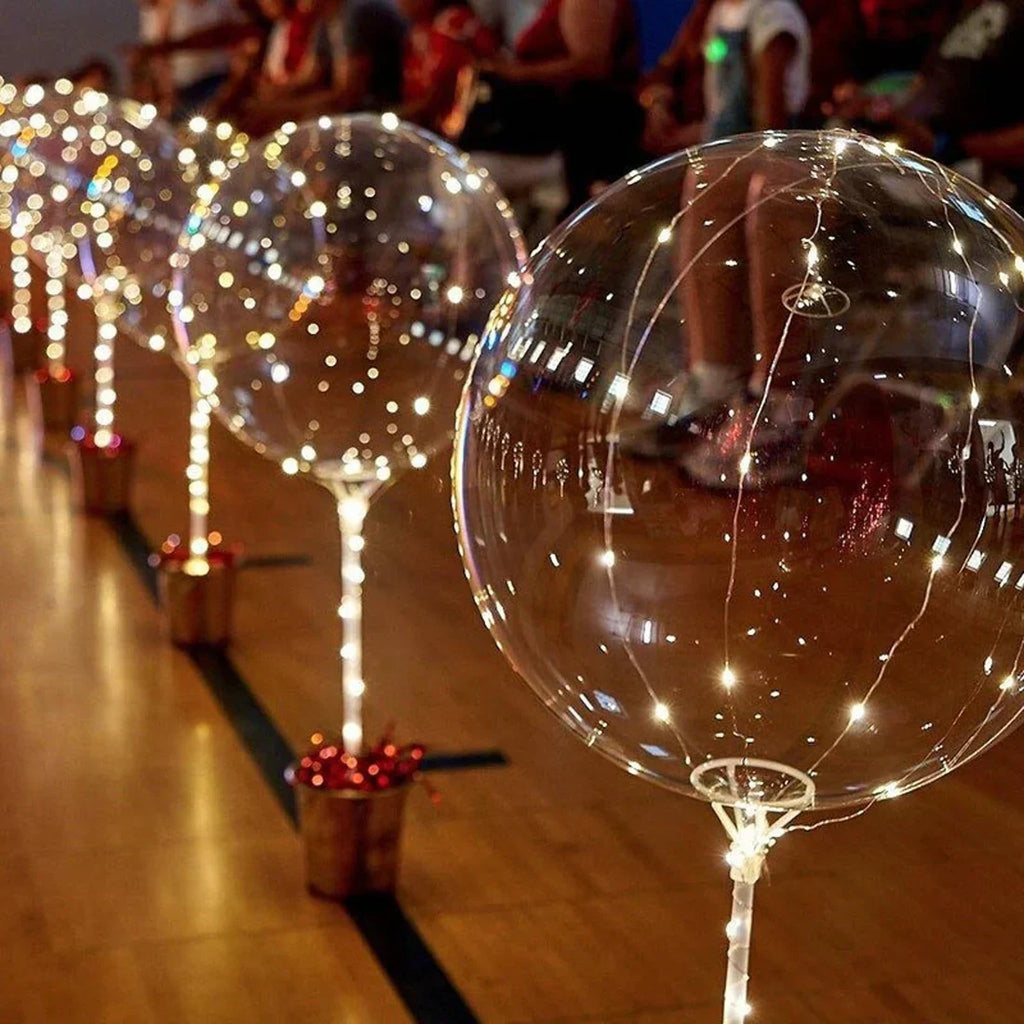 LED-balloner til festdekoration – 6 stk.