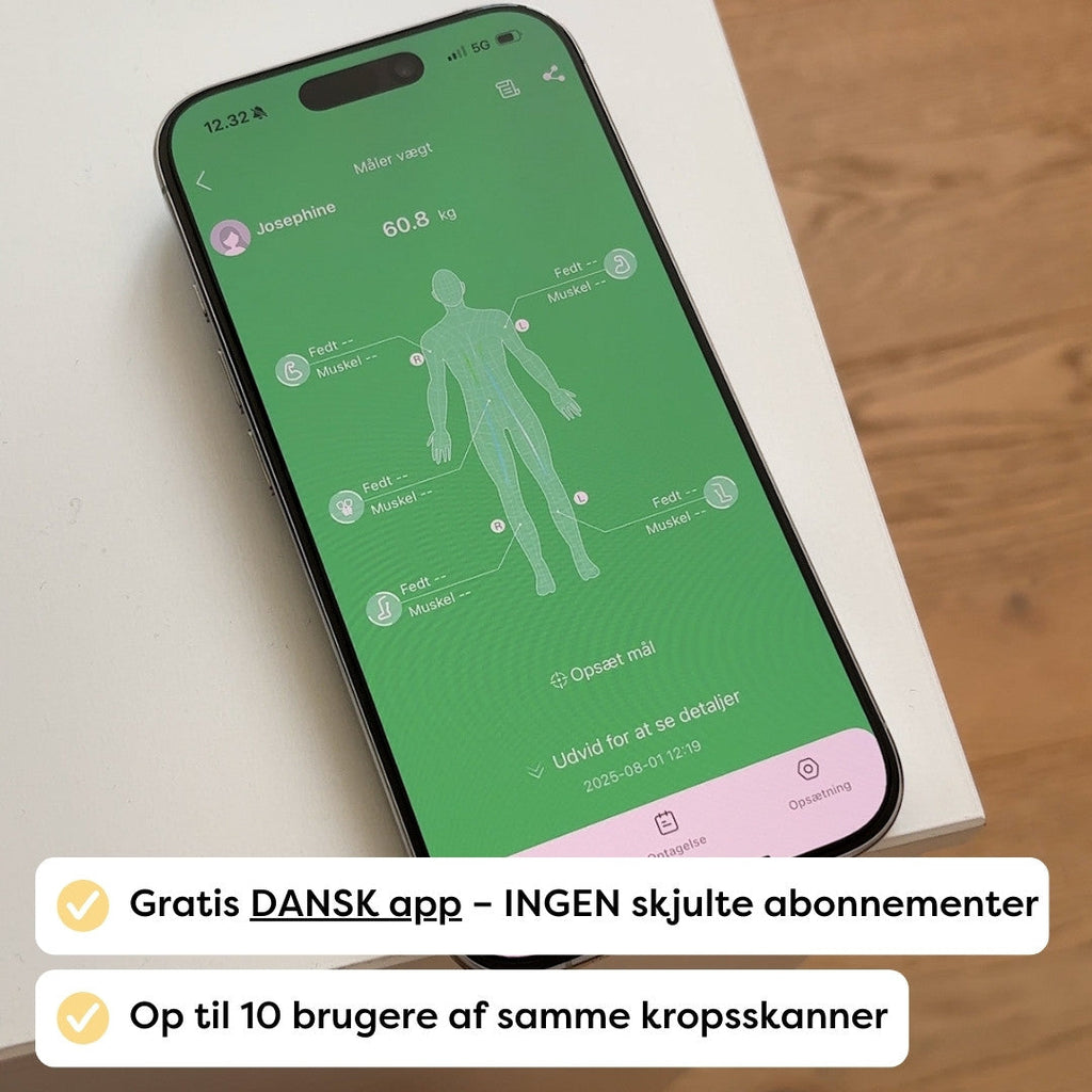 NordicFit Kropsskanner (Inkl. dansk app)
