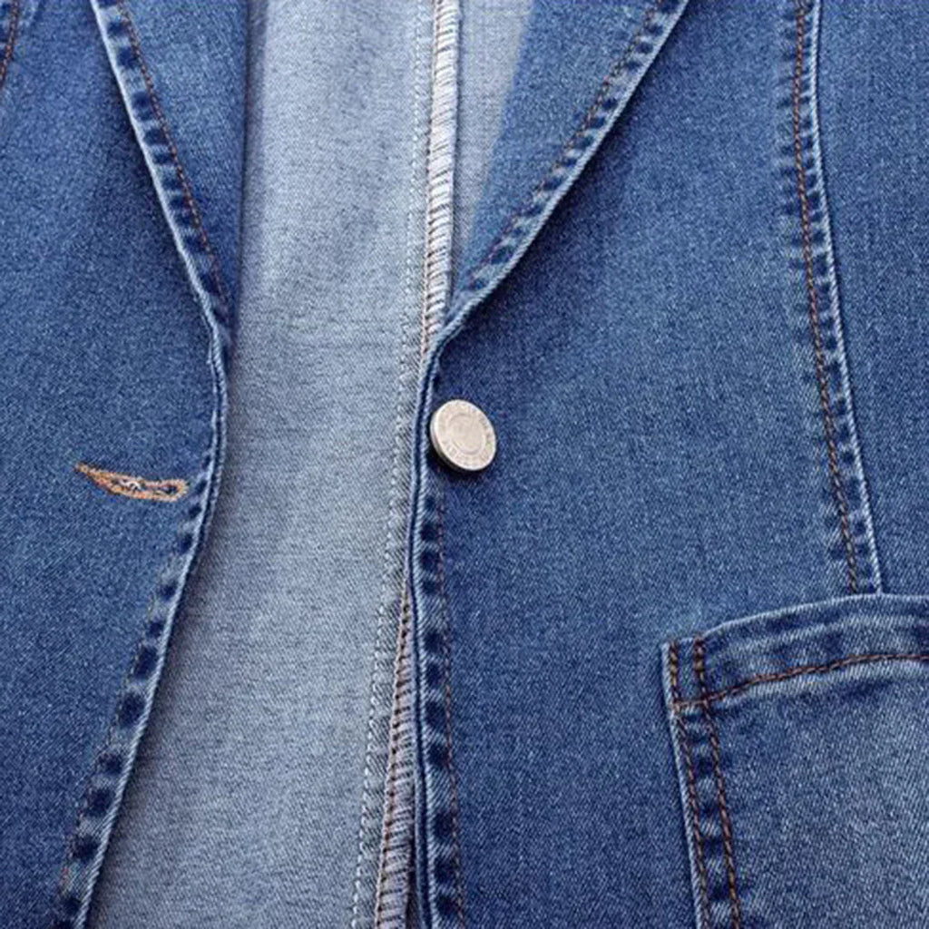 Bente | Stilfuld Denimblazer til Kvinder