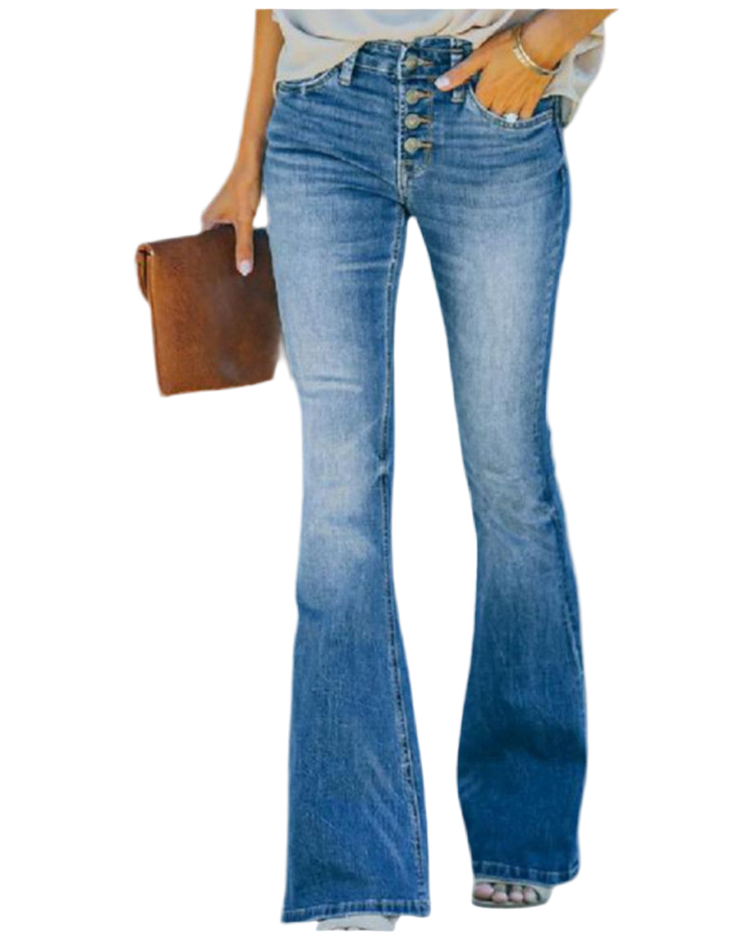 ELVIRA – FLAREJEANS MED FEMININ SILHOUET OG TIDSLOST LOOK