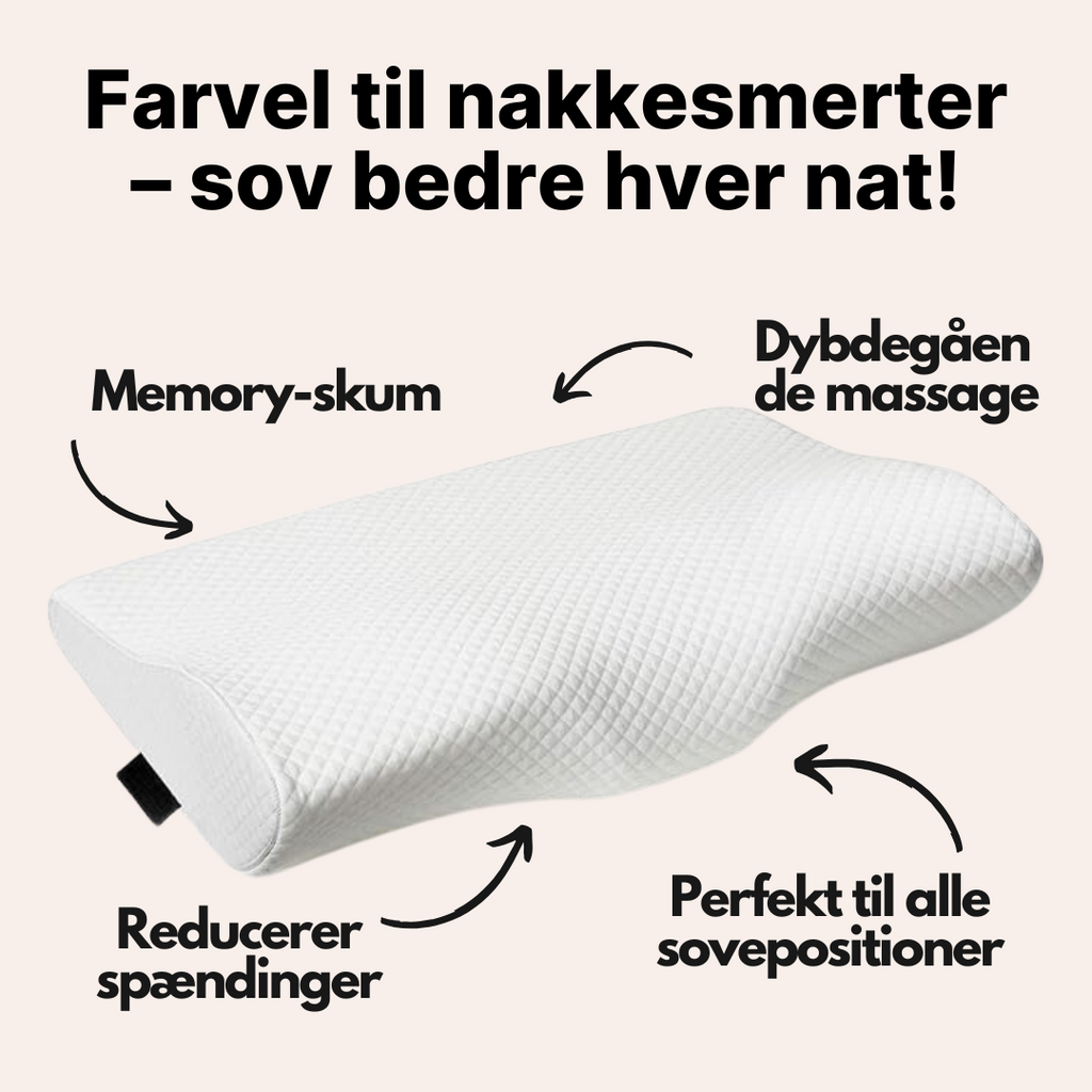 RestEasy Ergonomisk - Memory Foam Nakkepude
