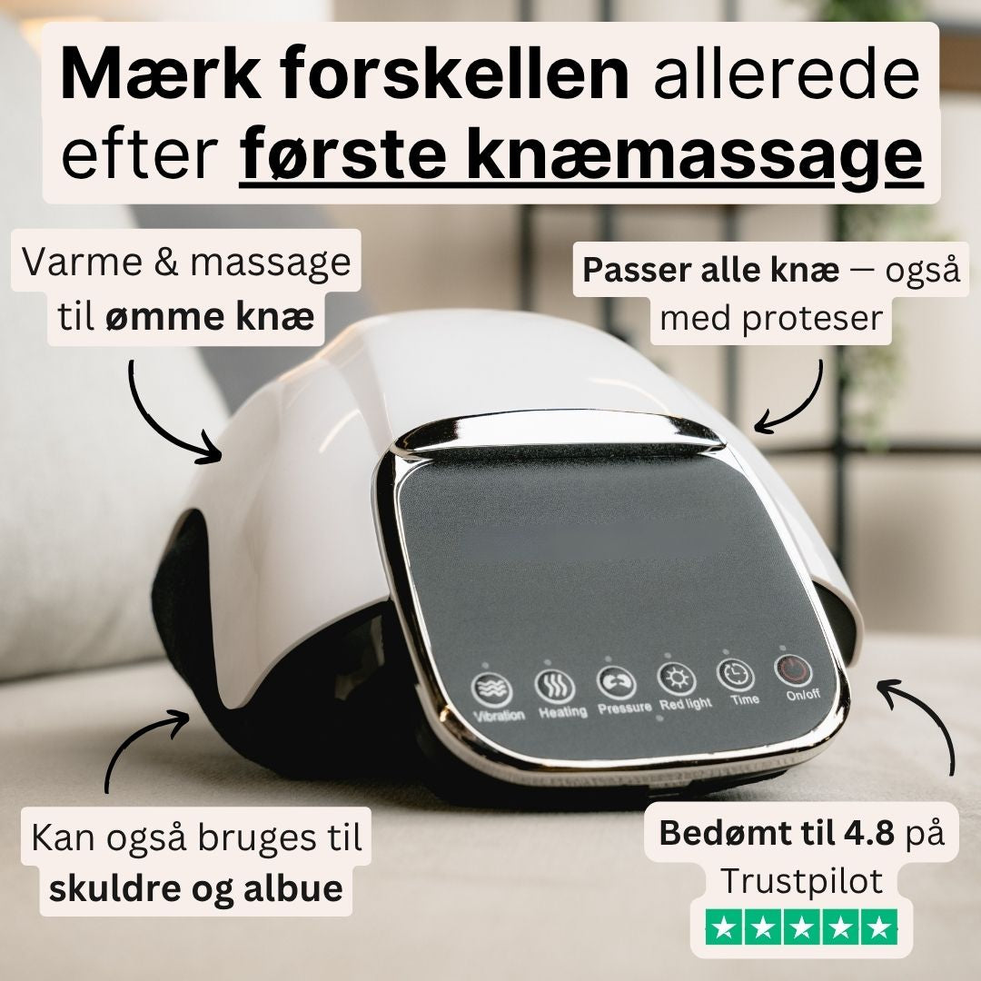 ComfortKnee™ Massageapparat til knæ – Varme og massage der forkæler dine knæ
