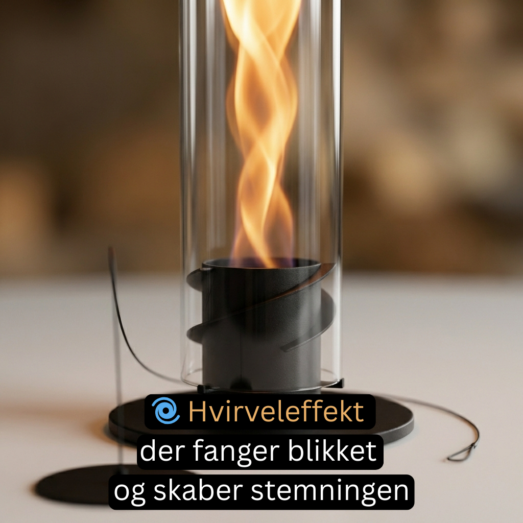 Flammelampe til Bord & Terrasse – Hygge med Ægte Ild Året Rundt