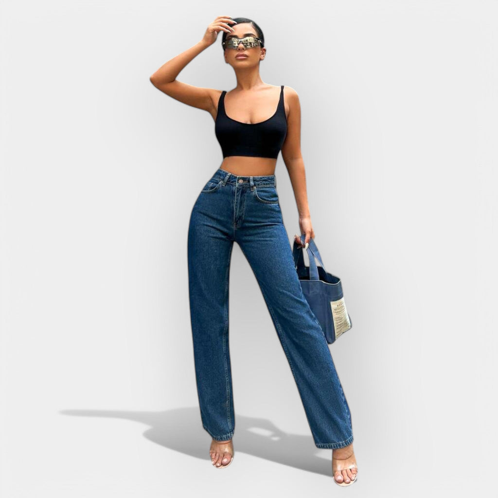KARA – HØJTALJEDE JEANS MED LØS PASFORM