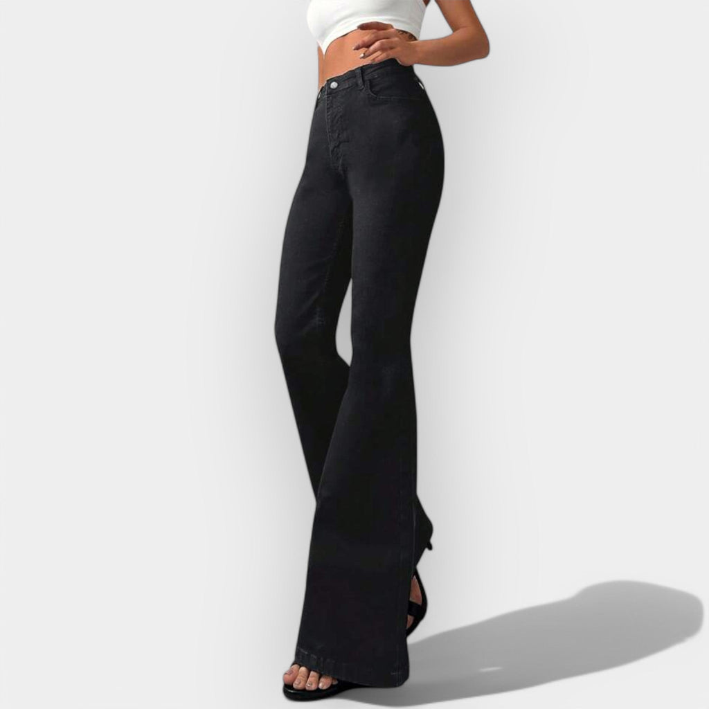 IDA – HØJTALJEDE BOOTCUT JEANS
