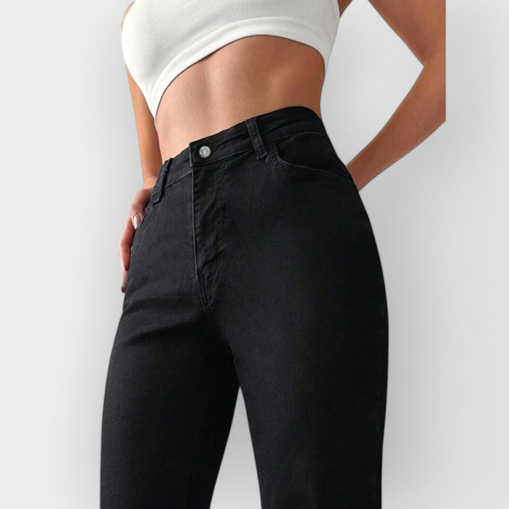 IDA – HØJTALJEDE BOOTCUT JEANS