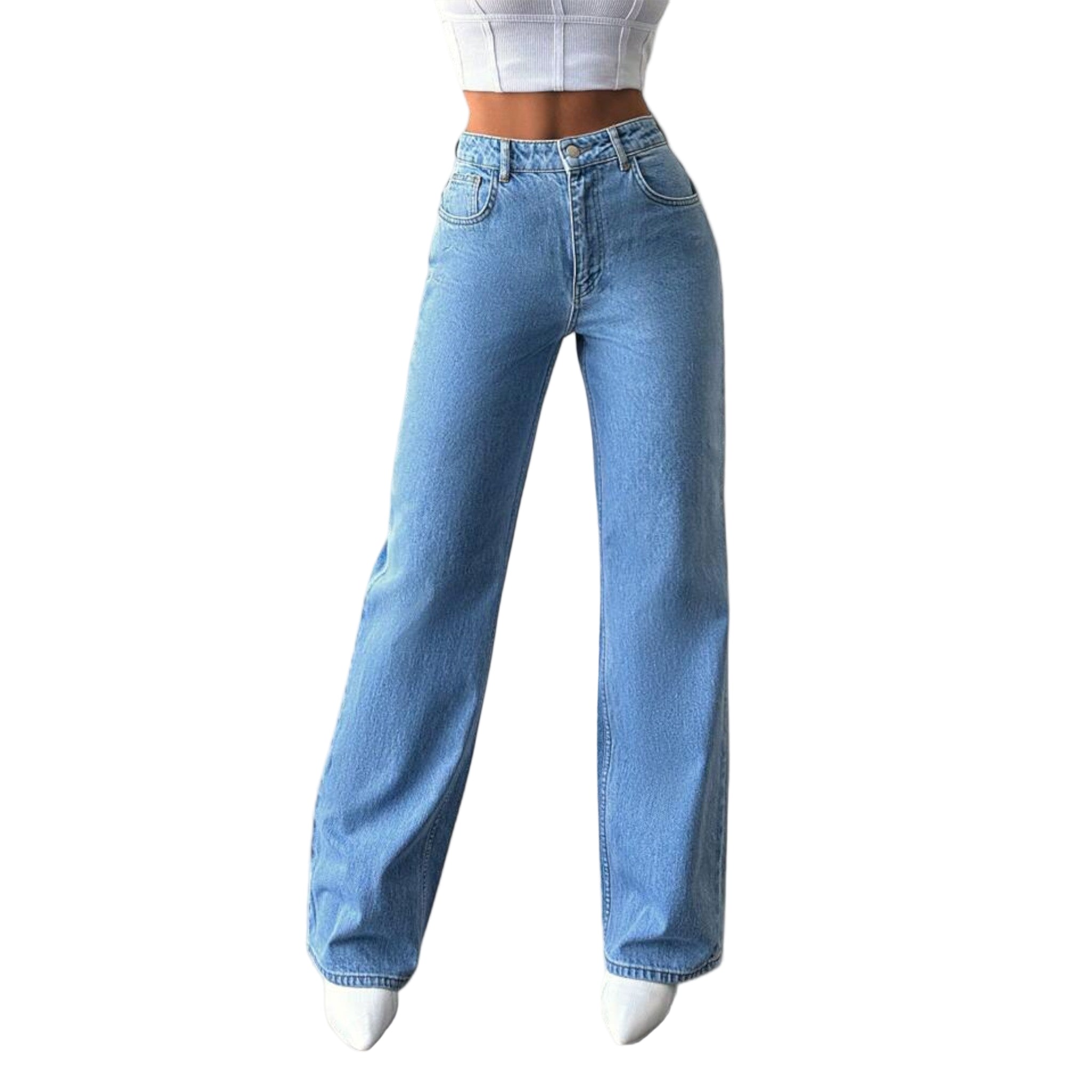 KARA – HØJTALJEDE JEANS MED LØS PASFORM