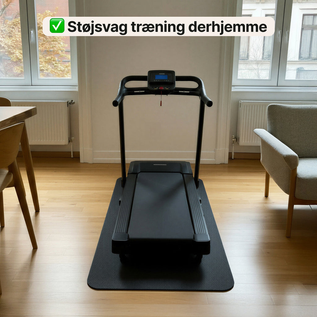 Gulvbeskyttende træningsmåtte