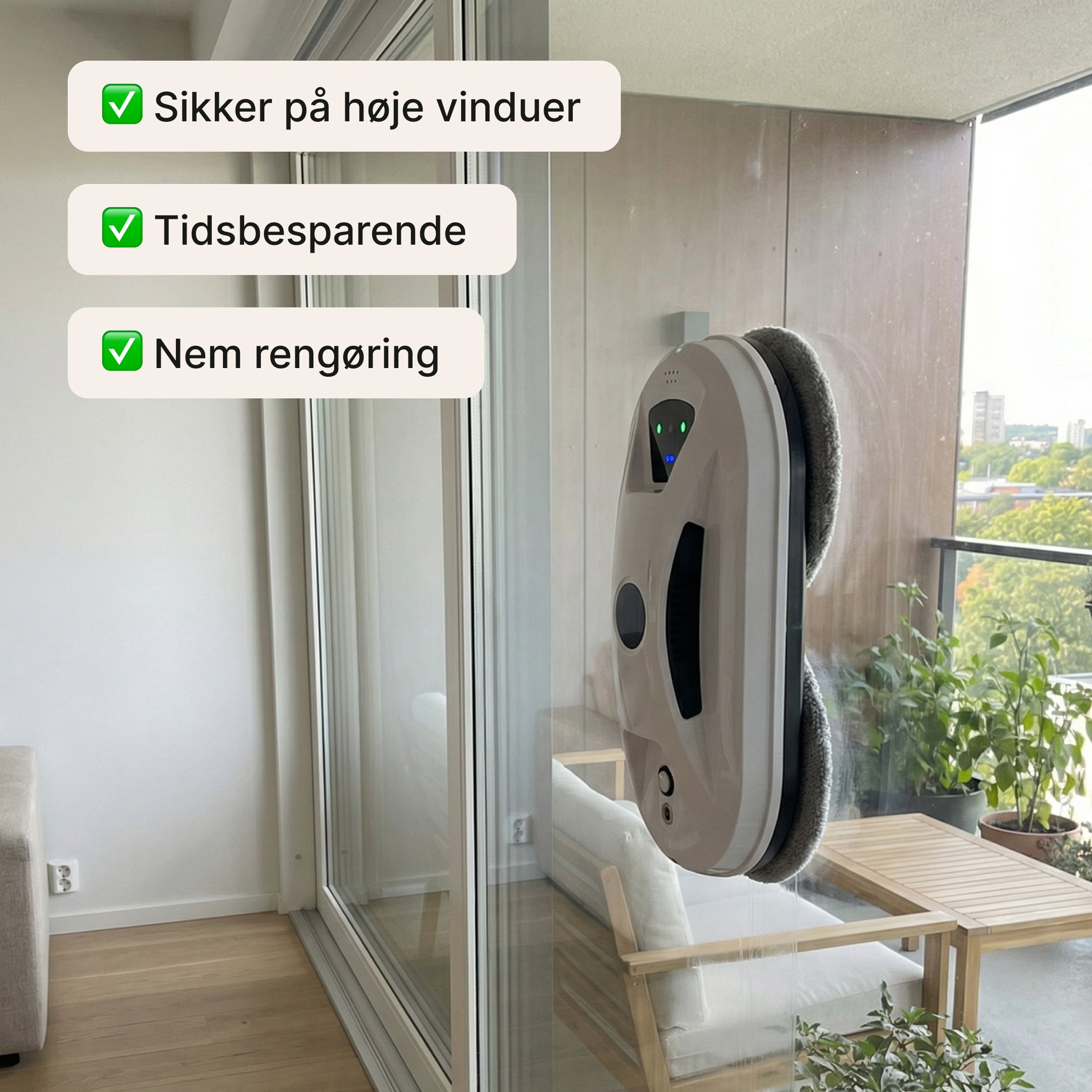 GlassBot Pro – Automatisk vinduesrenser