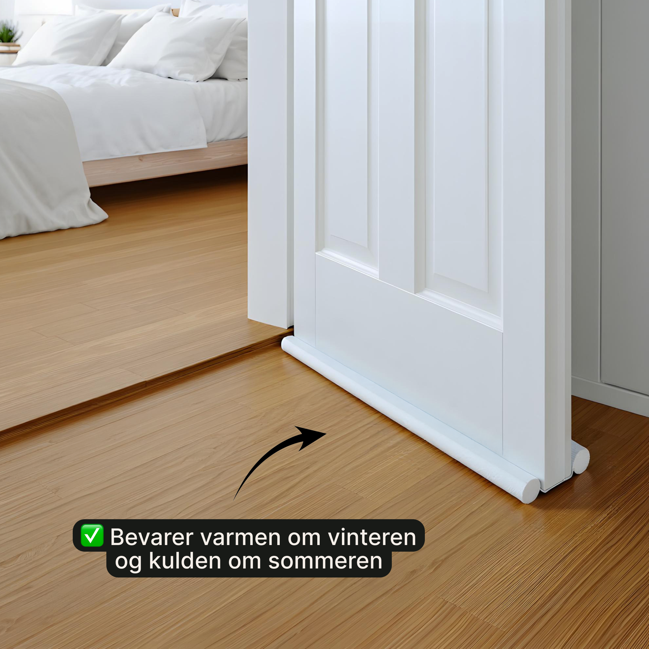Dørtætningsliste – Justerbar dørbundstætning