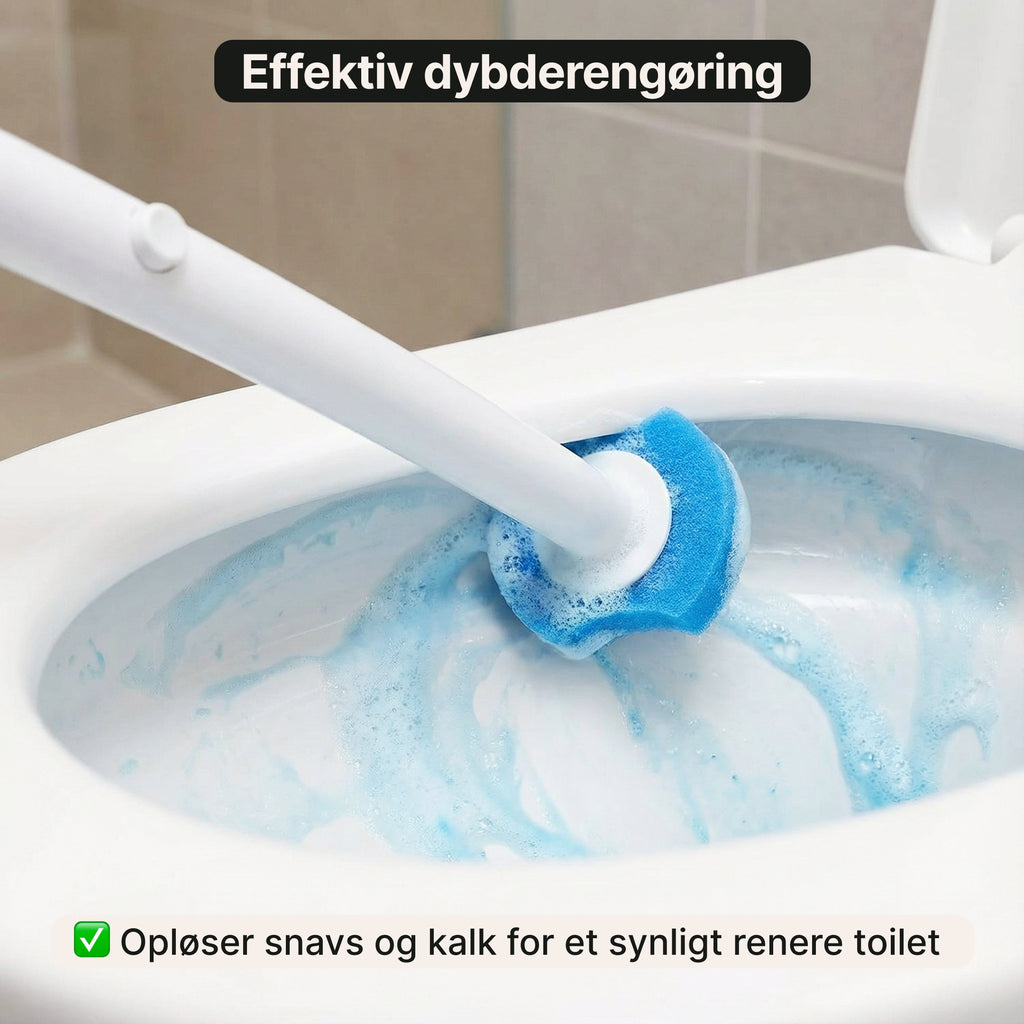 Toilet Børste med udskiftelige hoveder – Den praktiske løsning