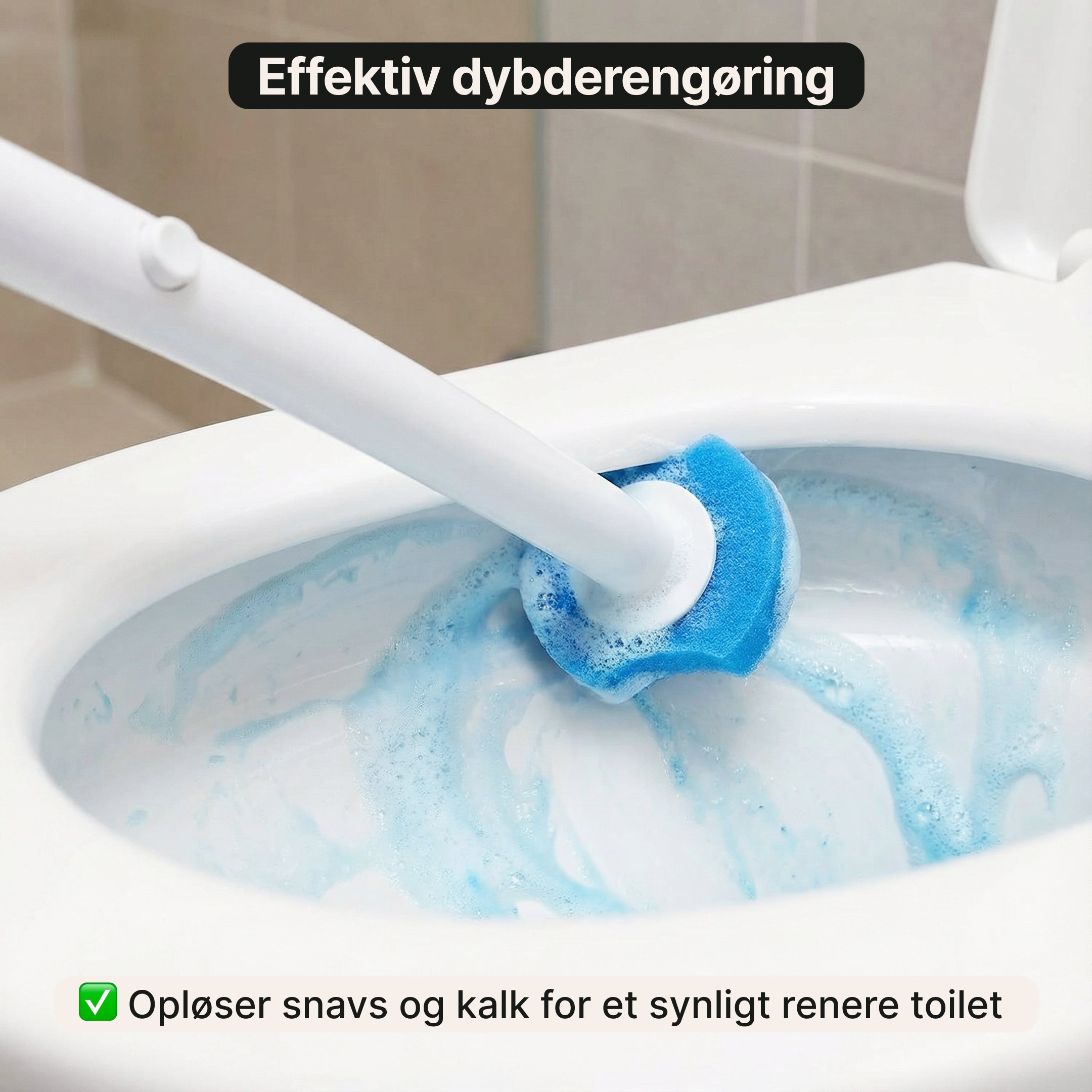 Toilet Børste med udskiftelige hoveder – Den praktiske løsning