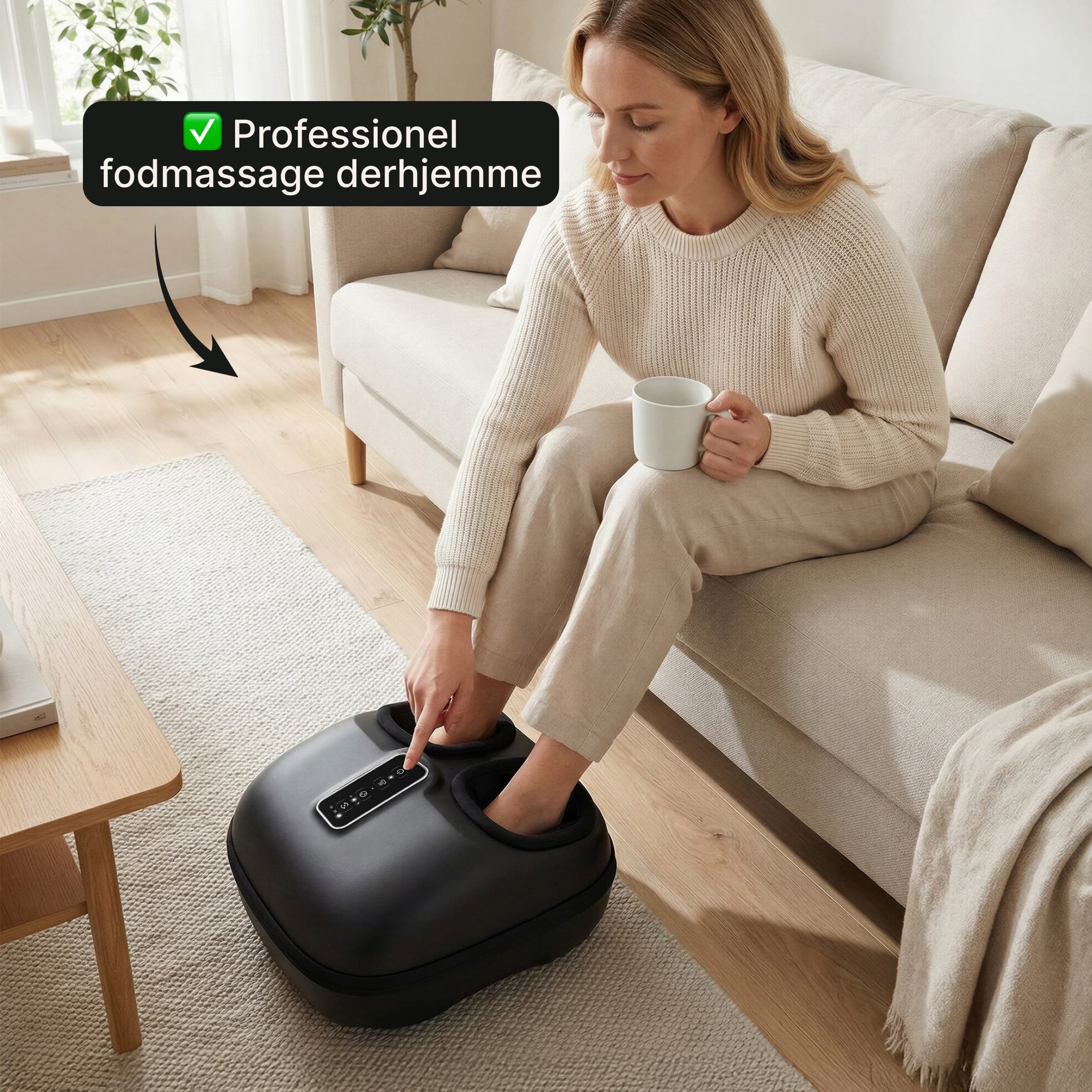 RelaxSole – Elektrisk fodmassageapparat