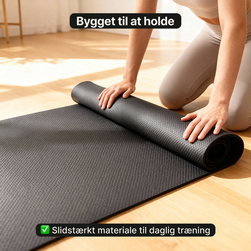 Gulvbeskyttende træningsmåtte