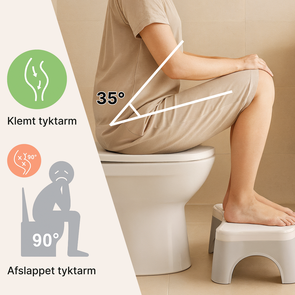 Toilet skammel – For bedre siddestilling