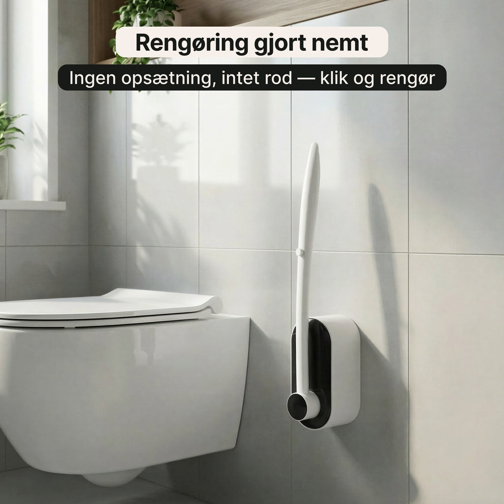 Toilet Børste med udskiftelige hoveder – Den praktiske løsning