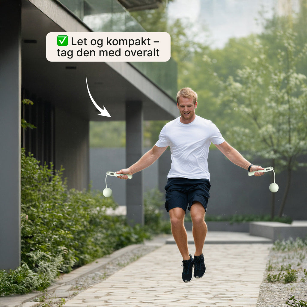 SmartRope – Trådløst sjippetov med tæller