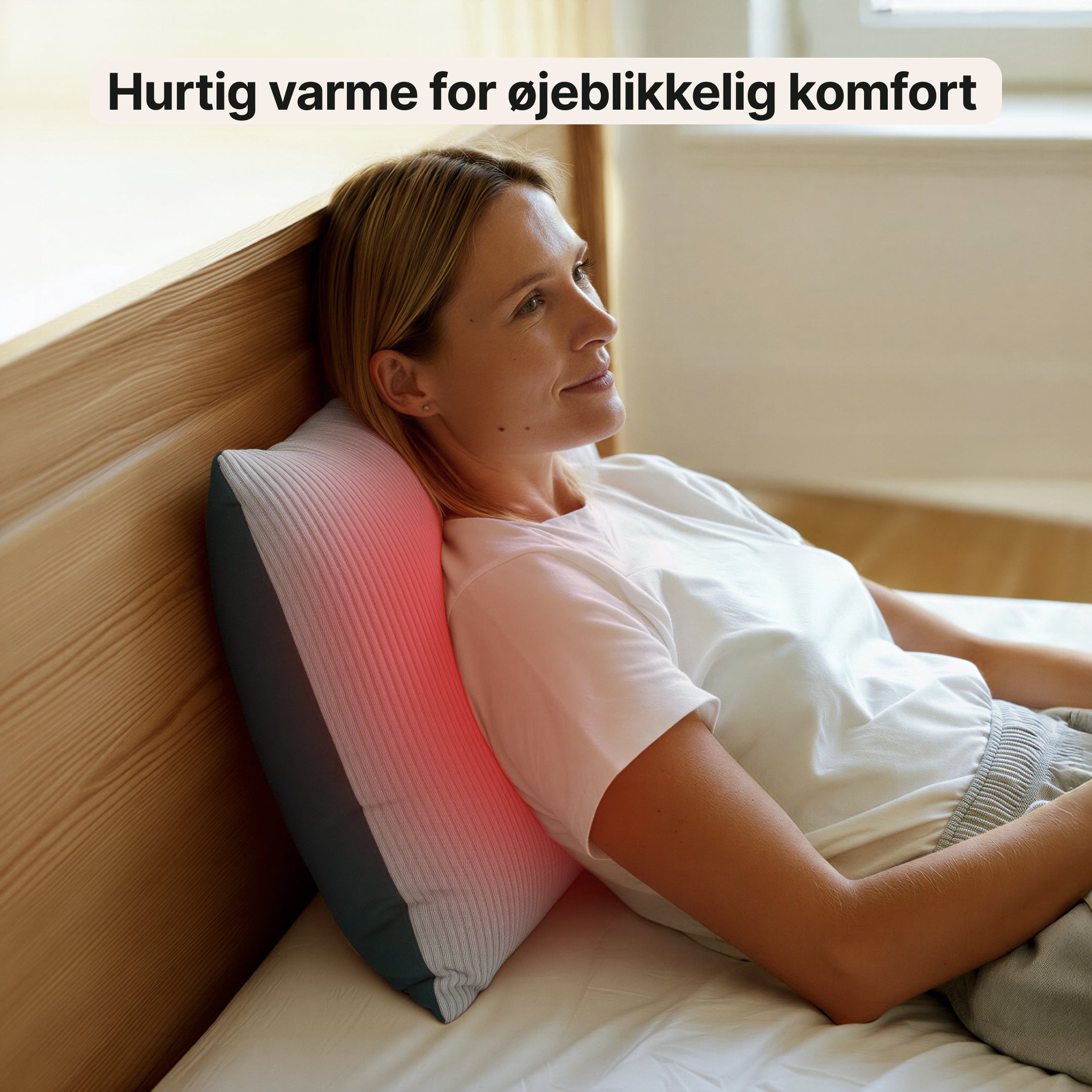 Elektrisk varmepude – Lændestøttepude