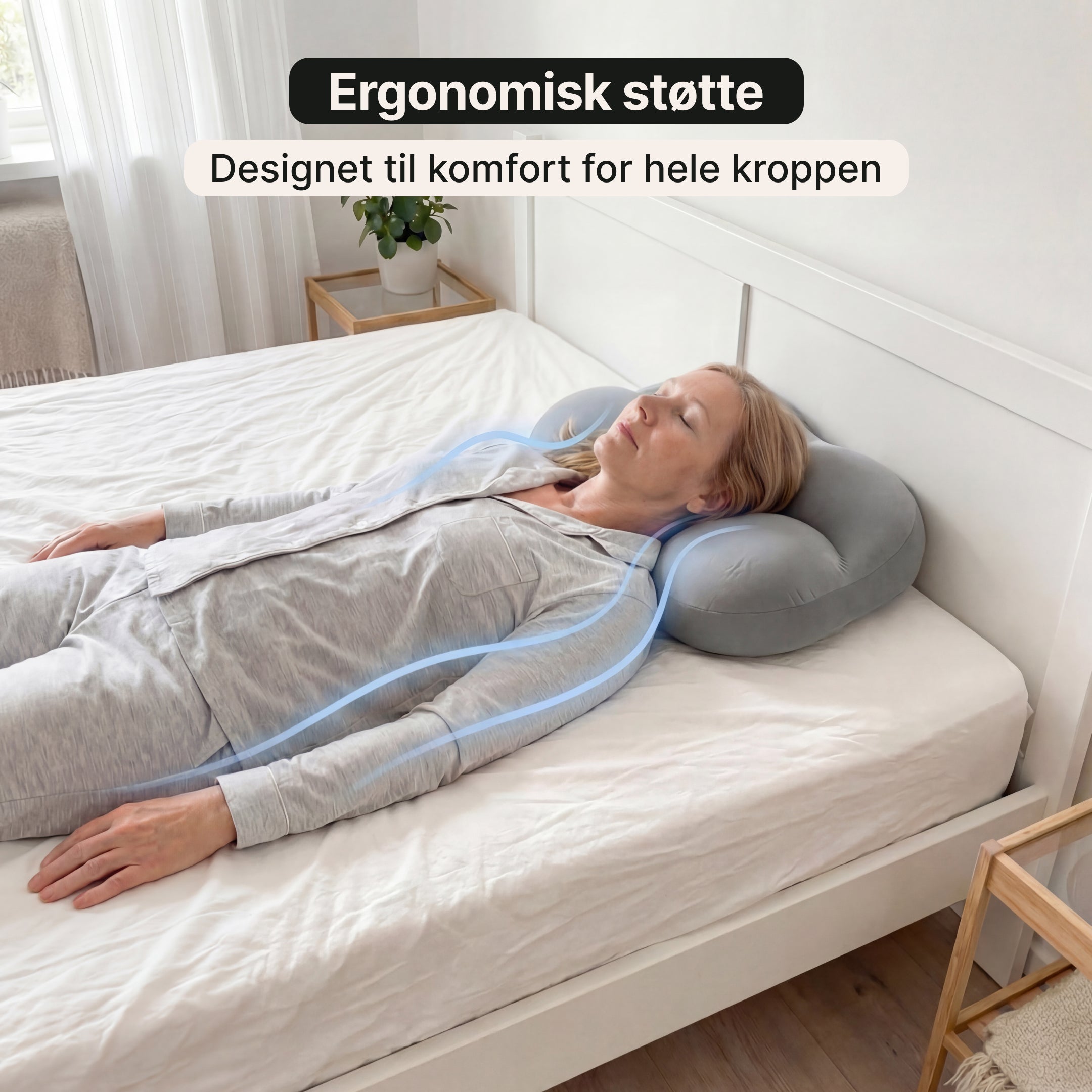 CloudCushion – Komfortpude til pleje og søvn