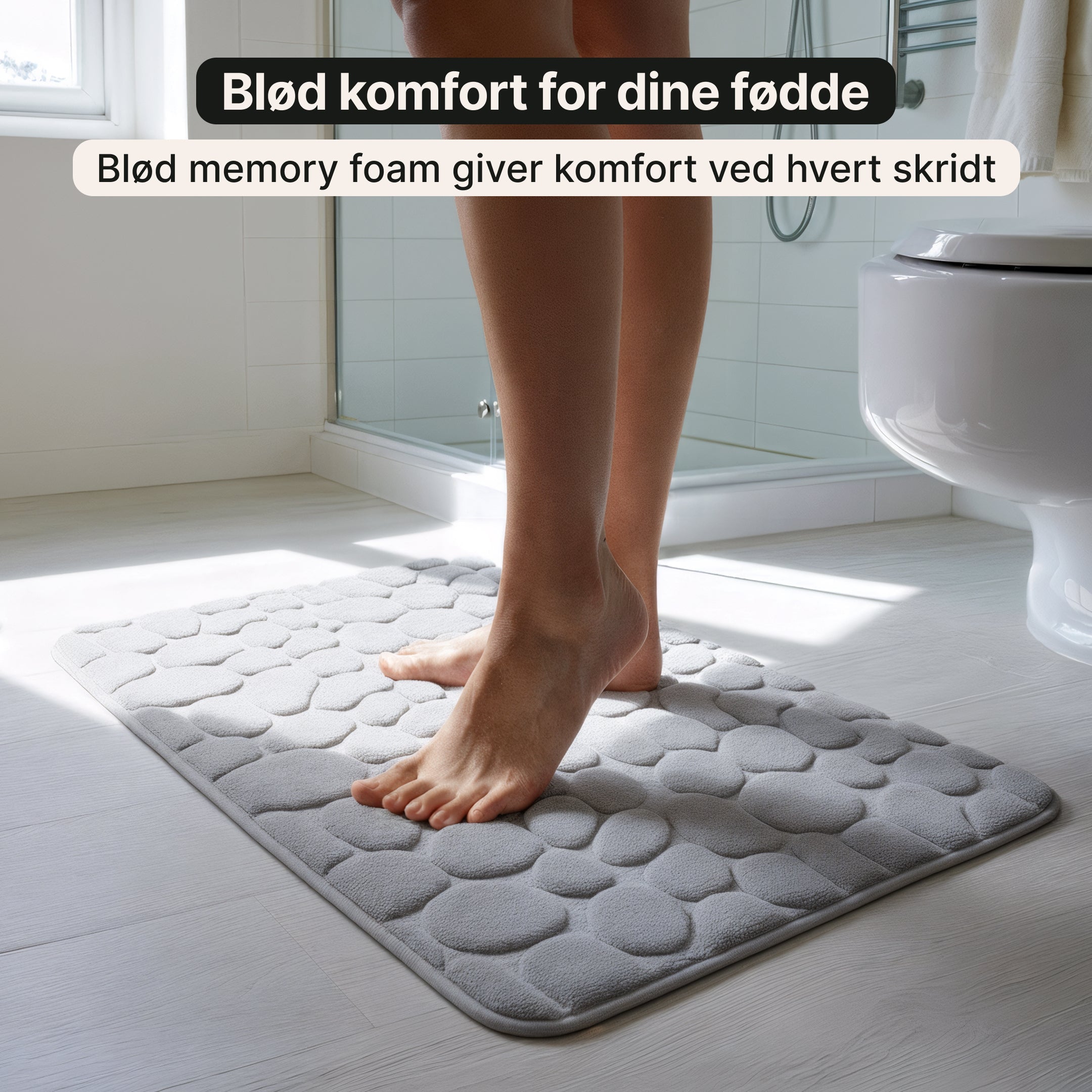 Cobblestone Badeværelsesmåtte