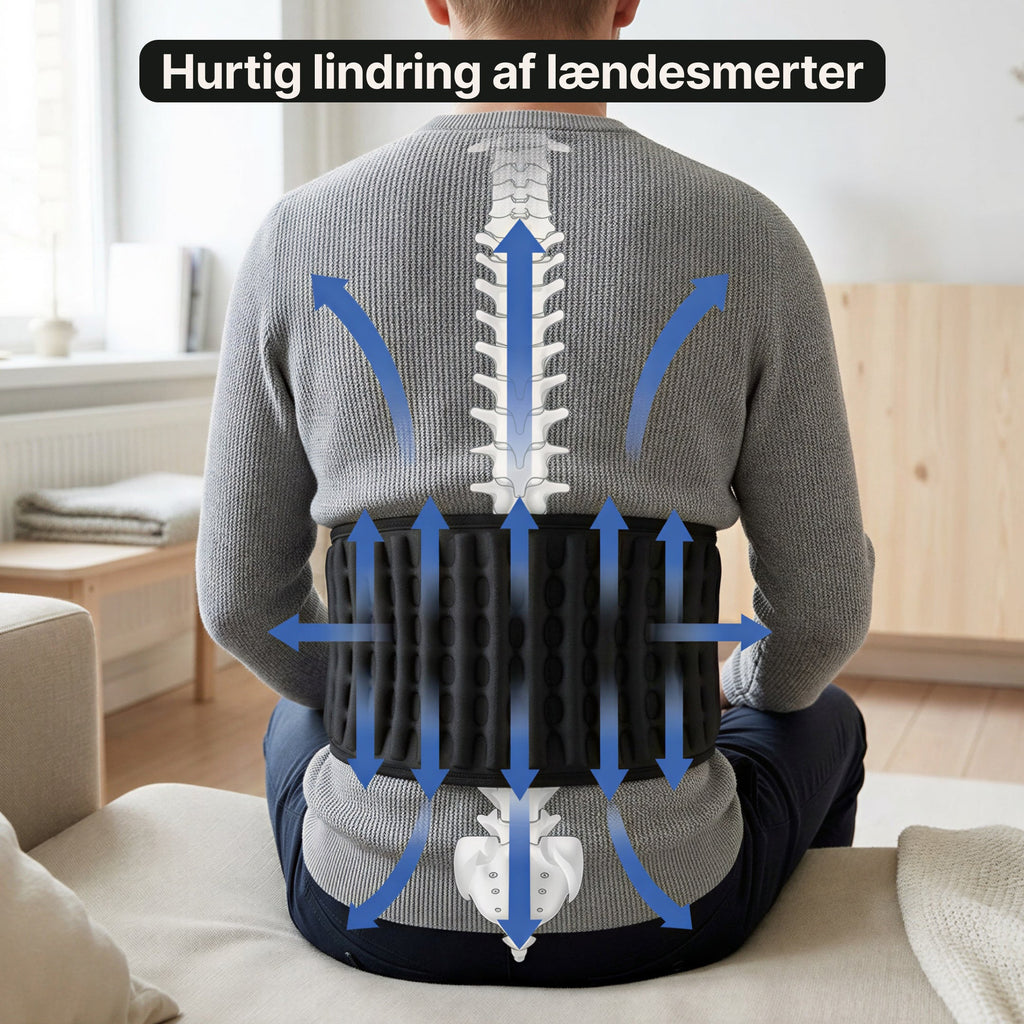 SpineRelief Belt – Oppusteligt rygstøttebælte