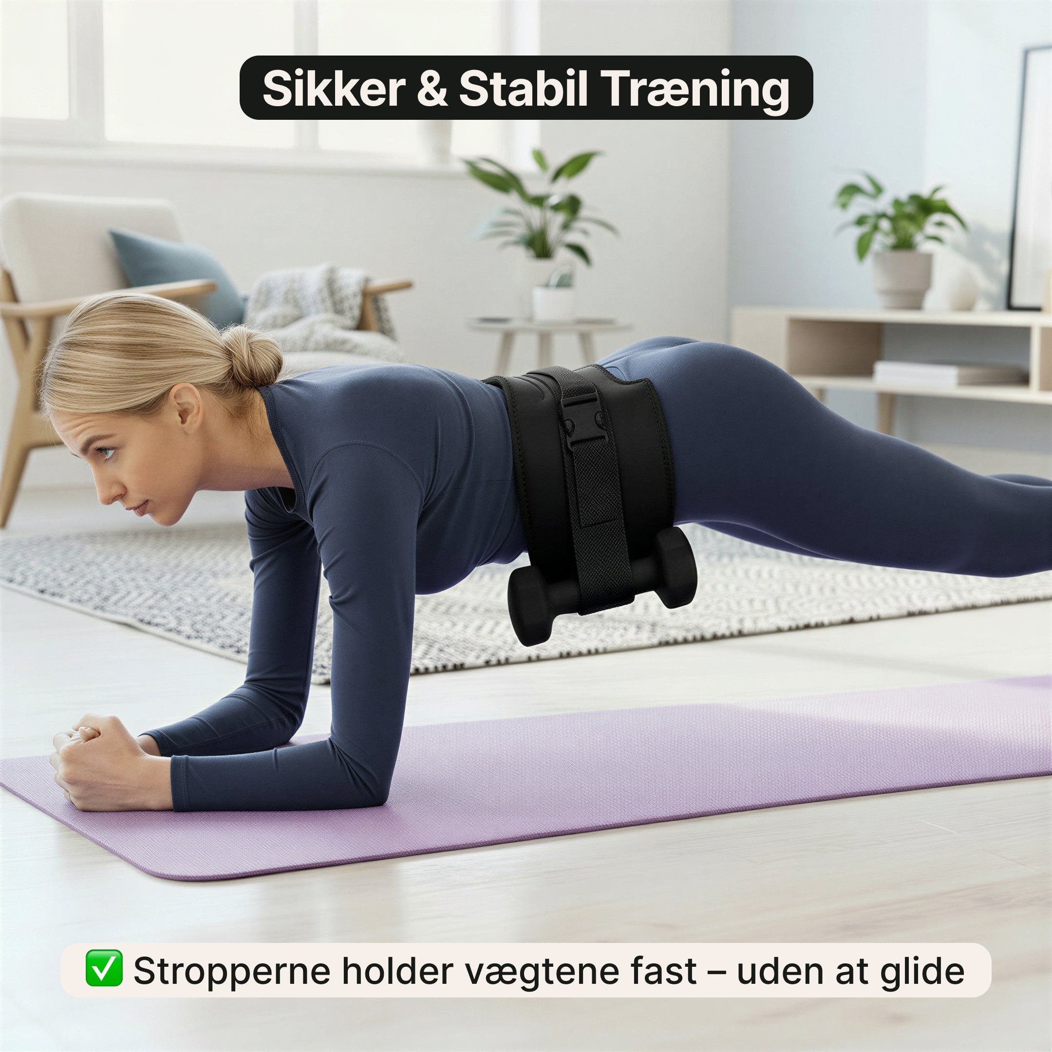 Hip Thrust Bælte – Vægttræningsbælte