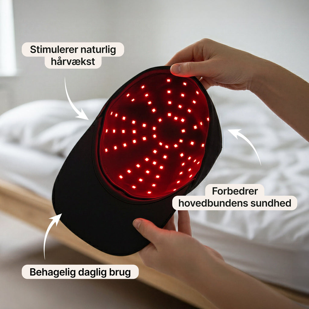 LED Hårplejehat – Til tyndt hår