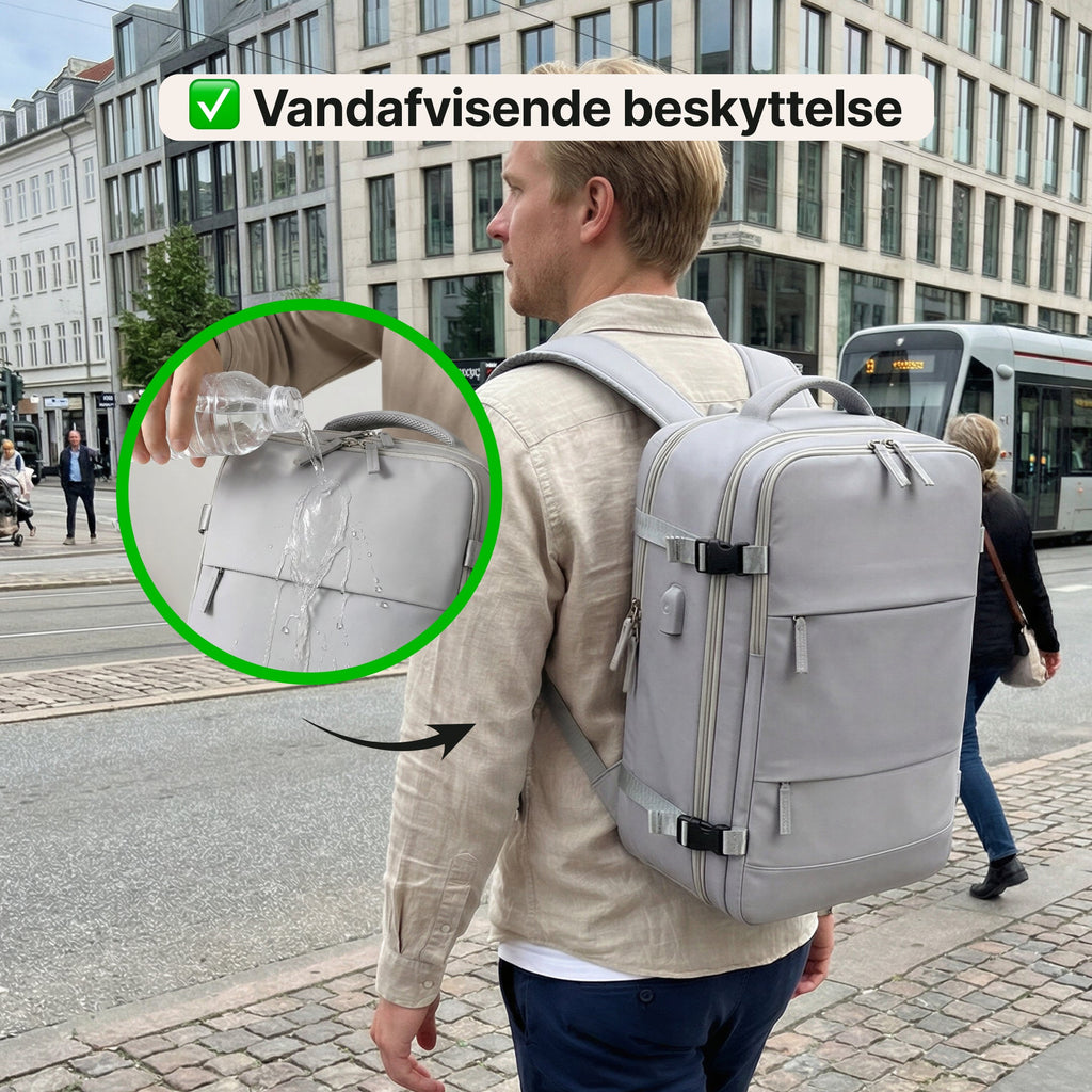 TechPack Pro – Rygsæk med laptoprum og USB
