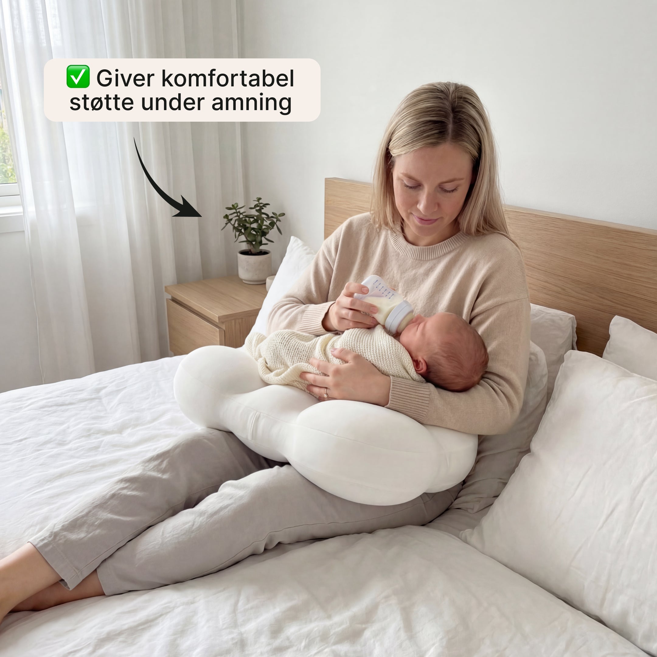 CloudCushion – Komfortpude til pleje og søvn