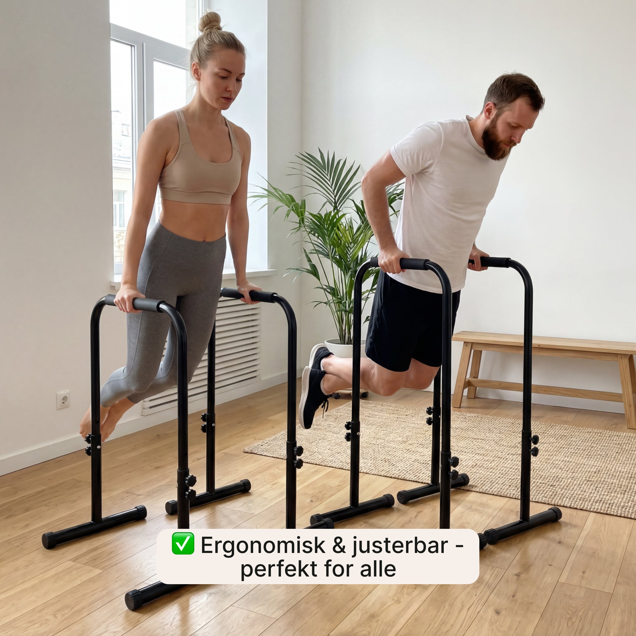 Parallettes Pro – Træningsstativer til kropsvægtøvelser
