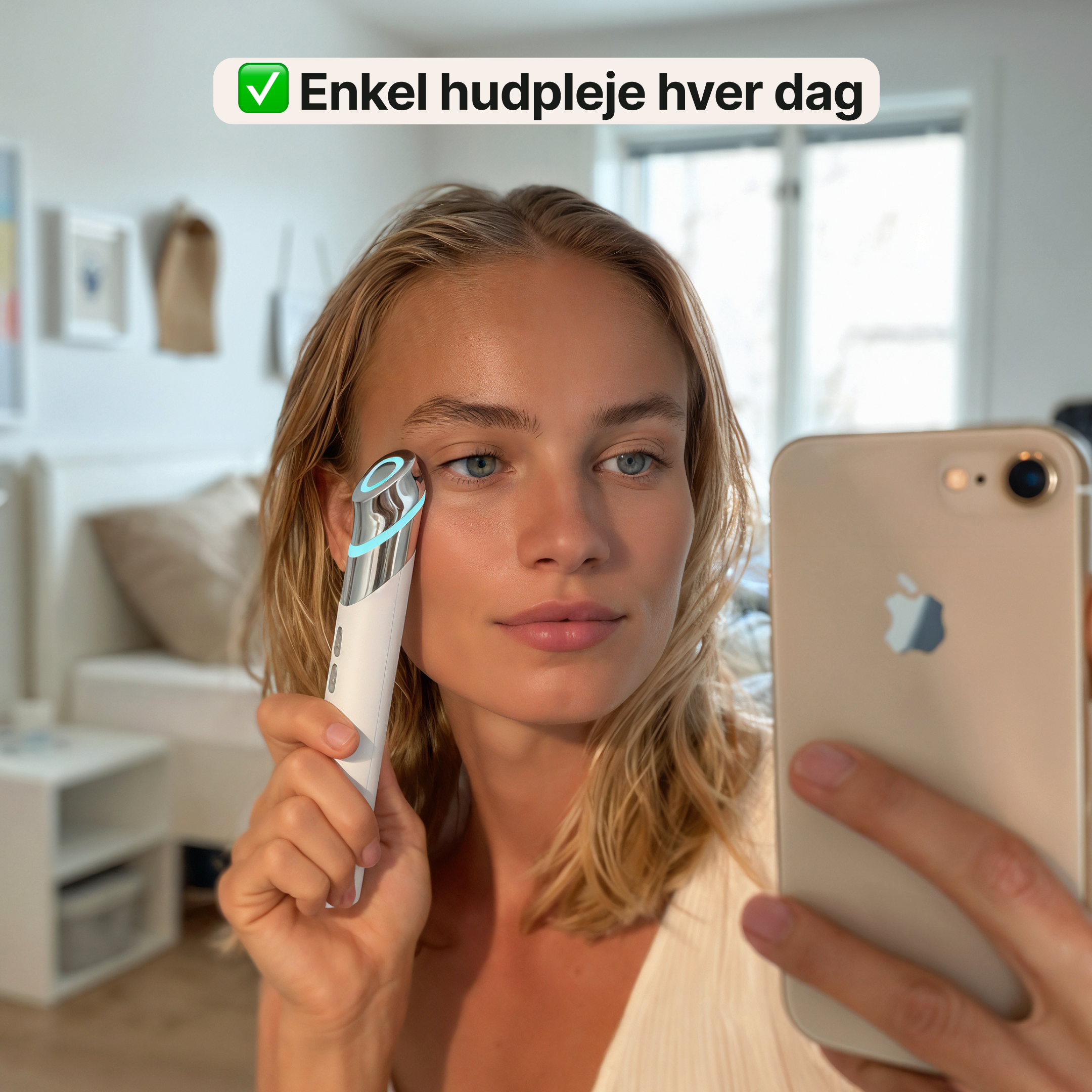 Mikrostrøm – Ansigtsmassageapparat