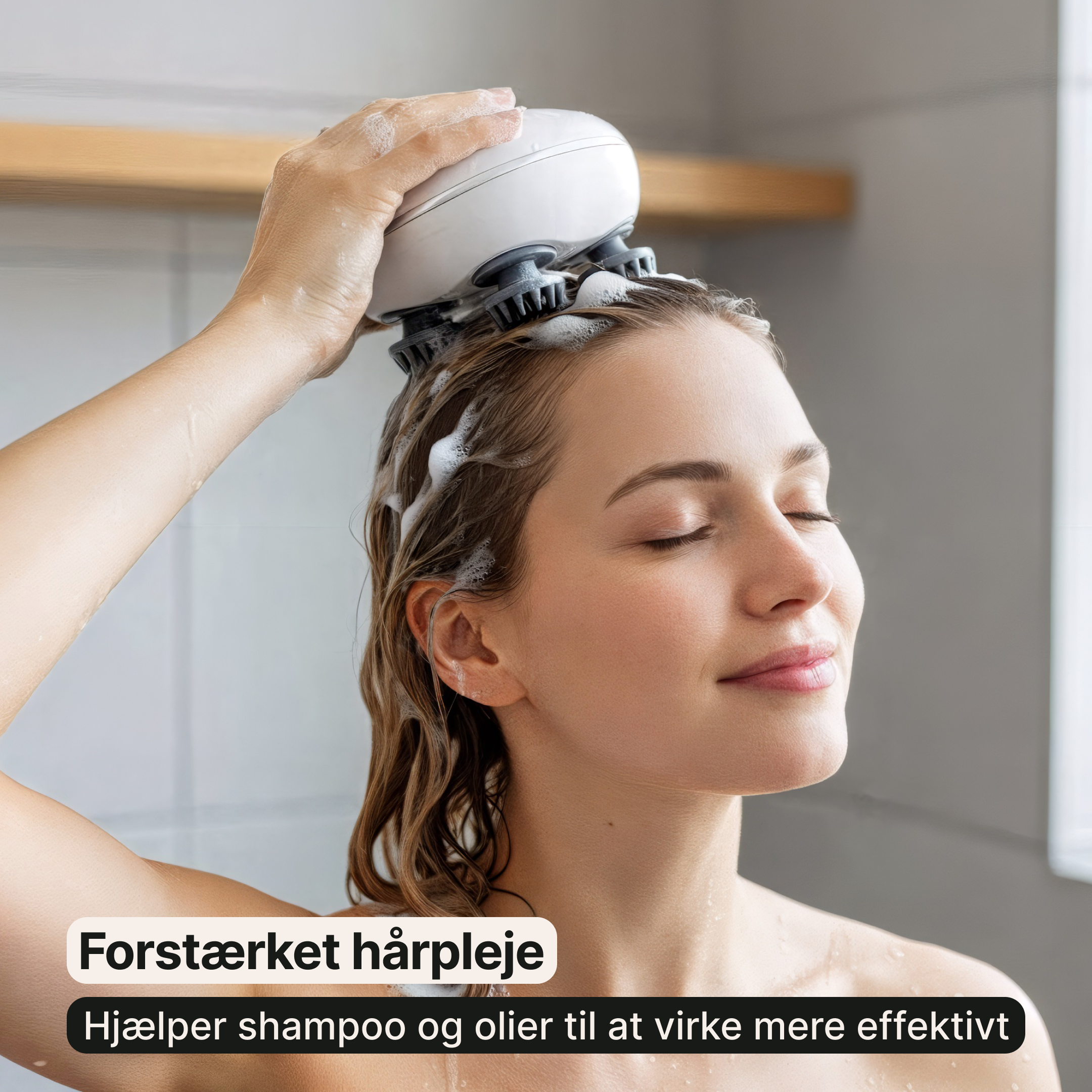 Hovedbundsmassager – Elektrisk vibrationsapparat