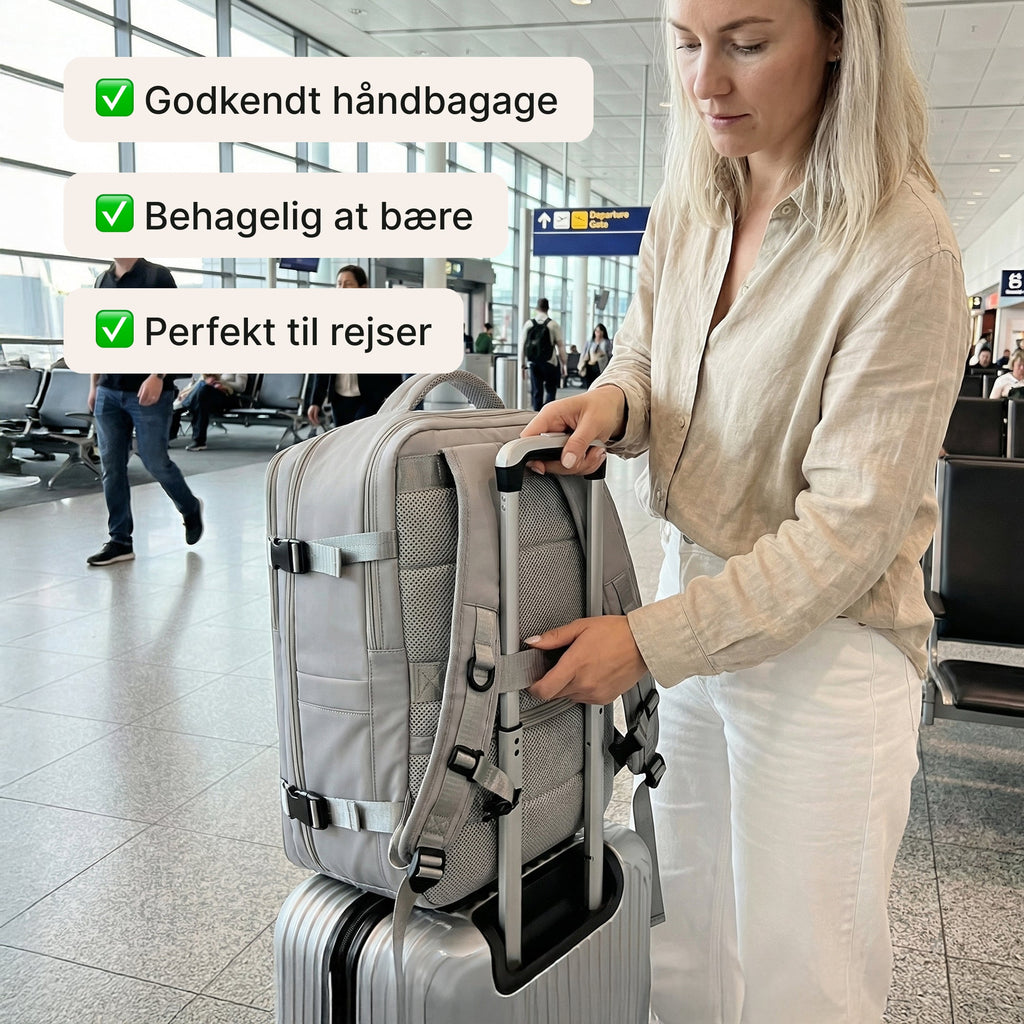 TechPack Pro – Rygsæk med laptoprum og USB