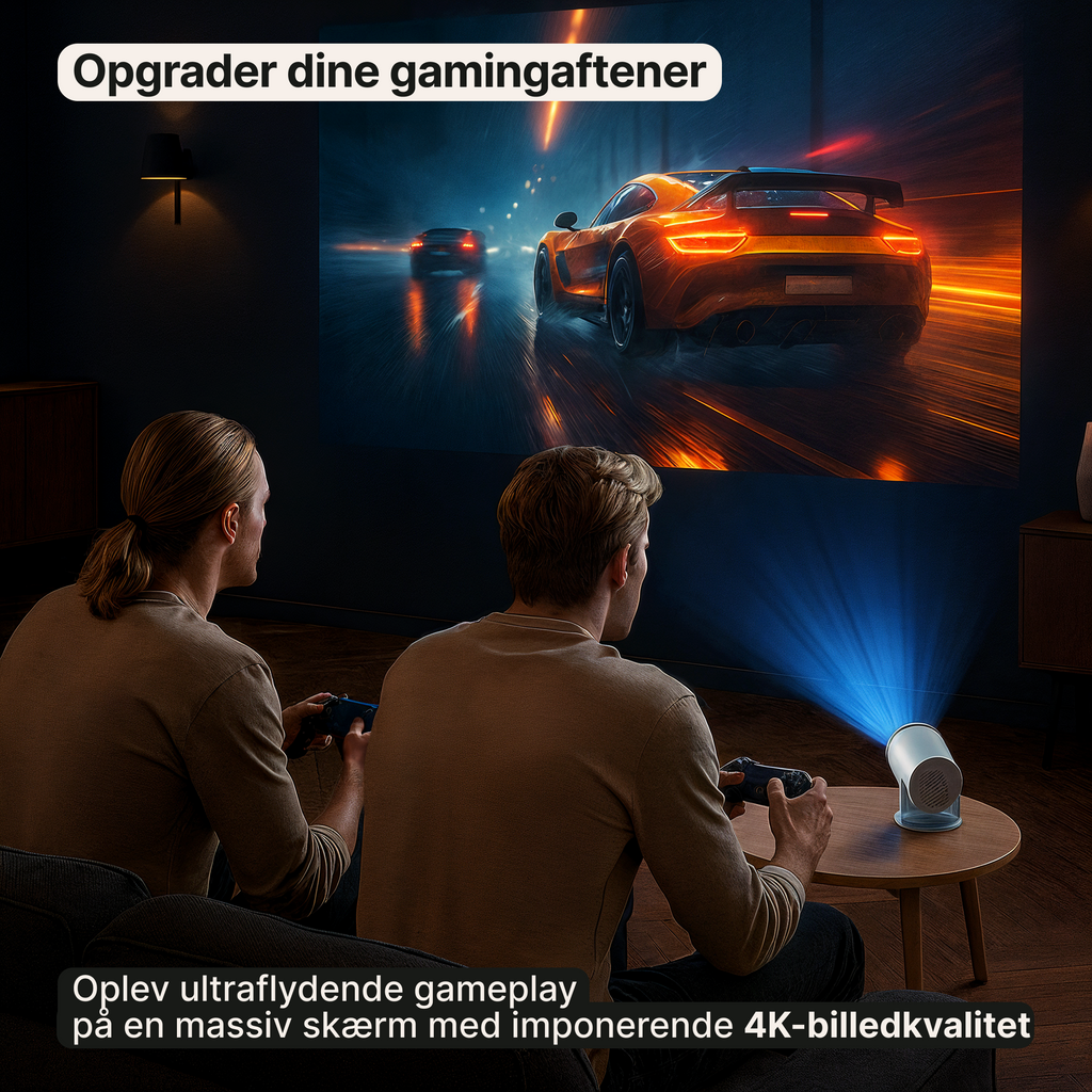 SmartProjektor – Bærbar projektor med 4K