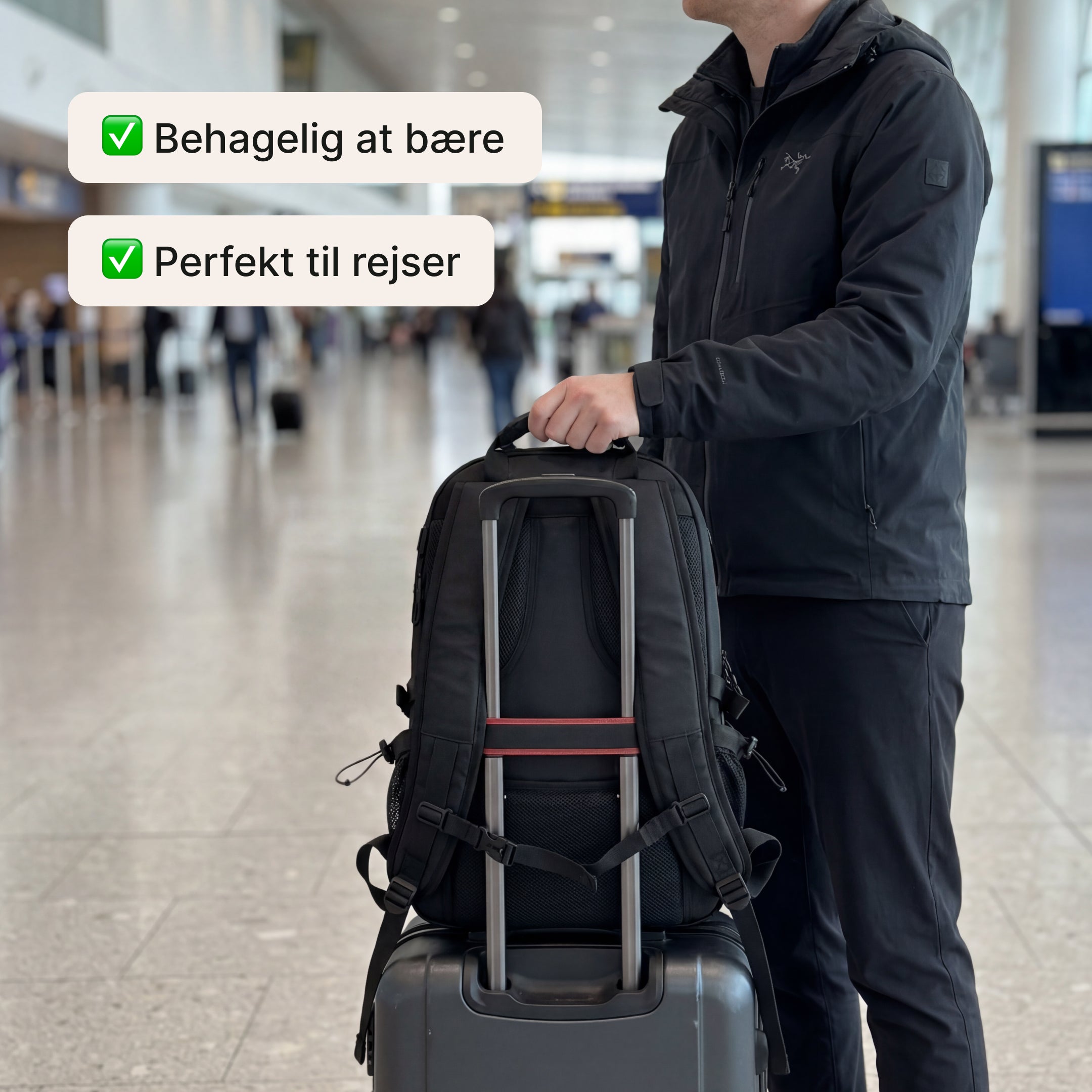 TravelPack 60L – Rejserygsæk med laptoprum