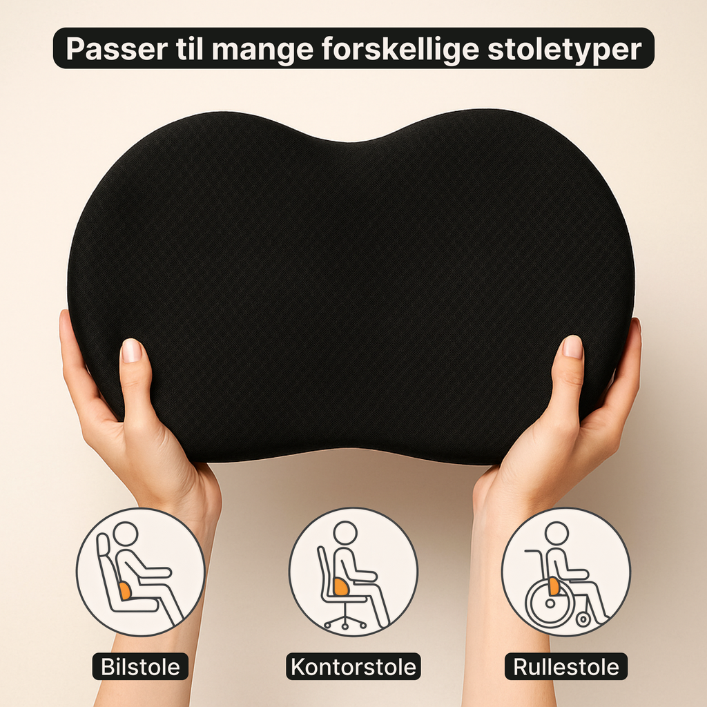 Memory foam sædehynde til bil