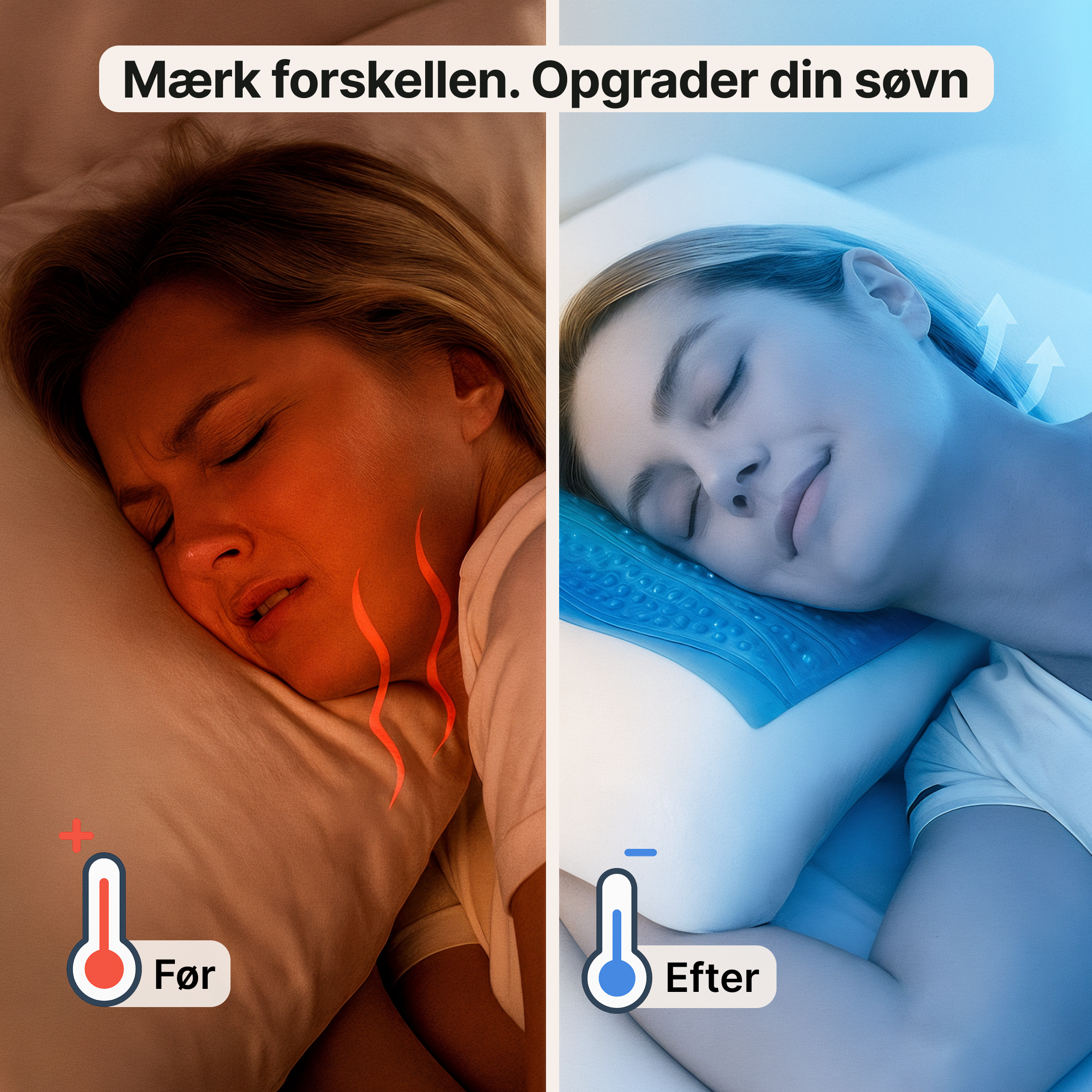 CoolPuden Curve – Den kølende hovedpude