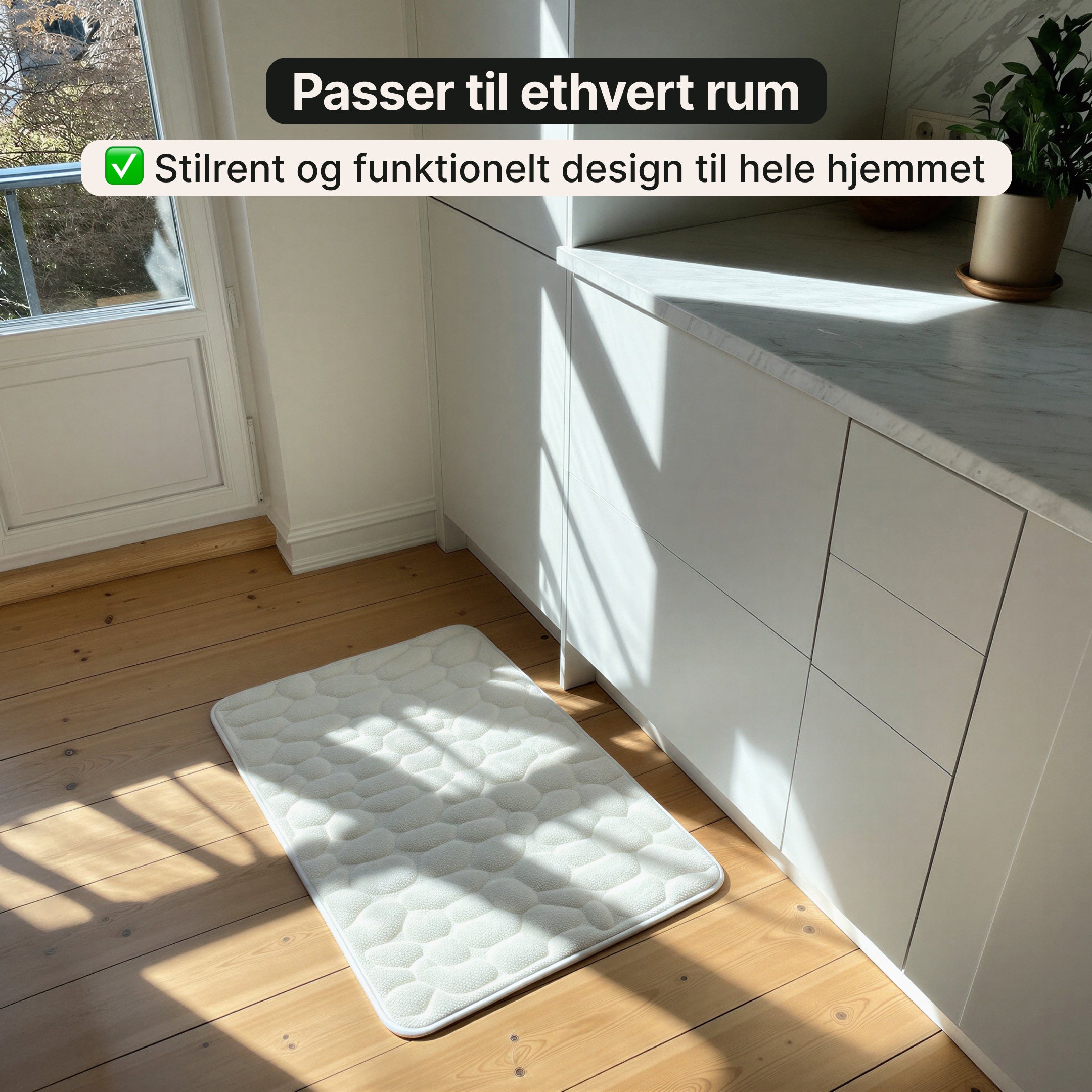 Cobblestone Badeværelsesmåtte