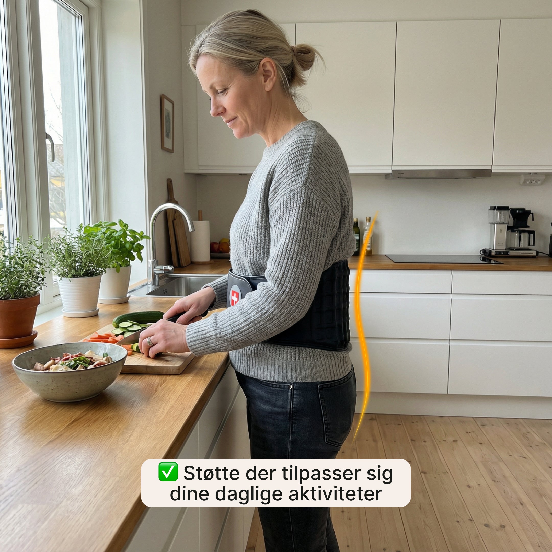 SpineRelief Belt – Oppusteligt rygstøttebælte
