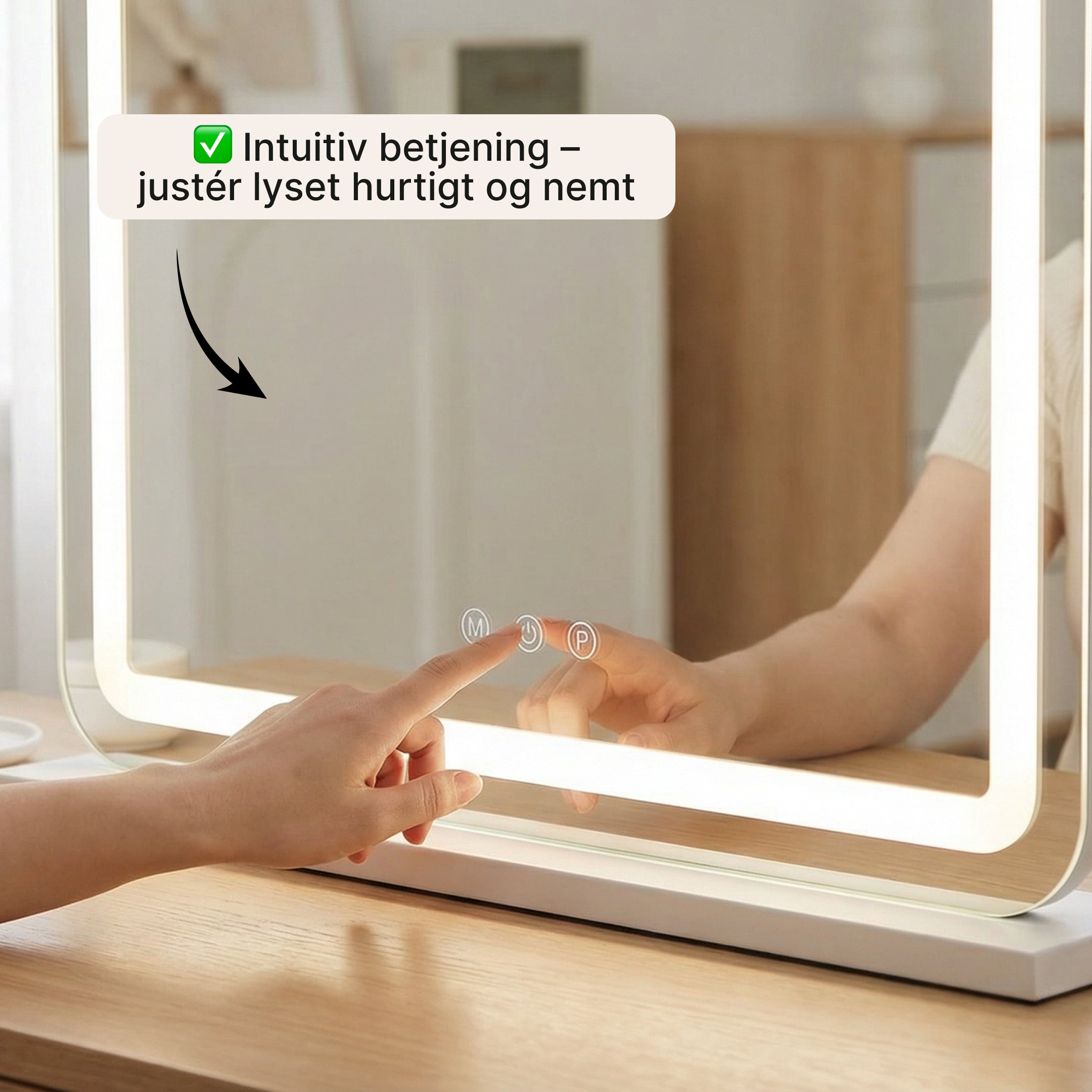 MakeupMirror – Det oplyste spejl