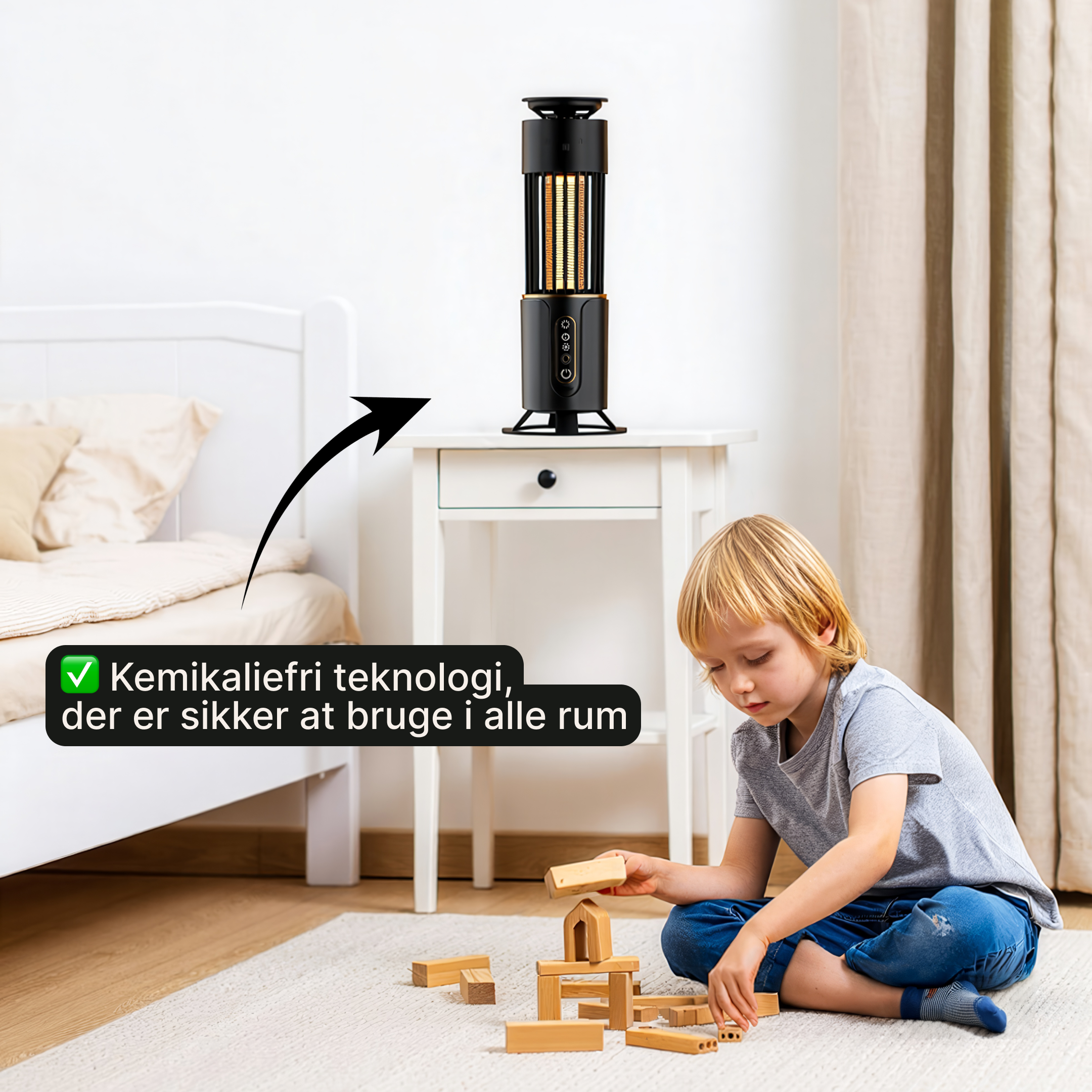 Elektrisk myggelampe – Udendørs myggefanger